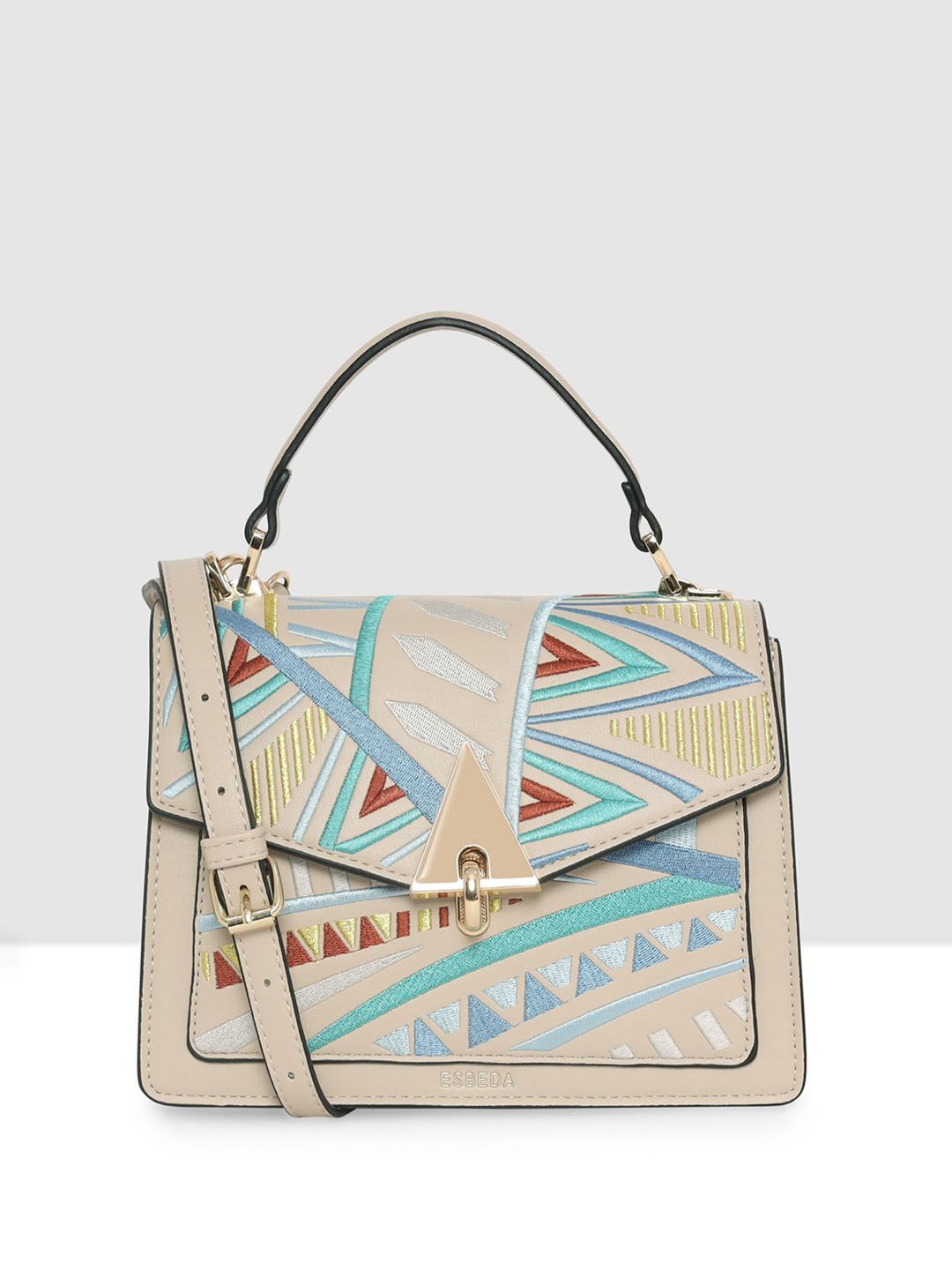 

ESBEDA PU Swagger Sling Bag, Beige