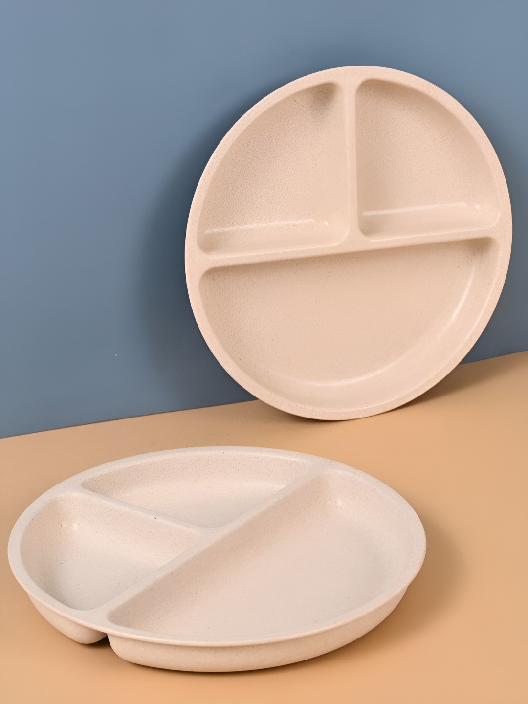 

eha Off White 2024 2 Pieces Bamboo Dishwasher Safe Plates