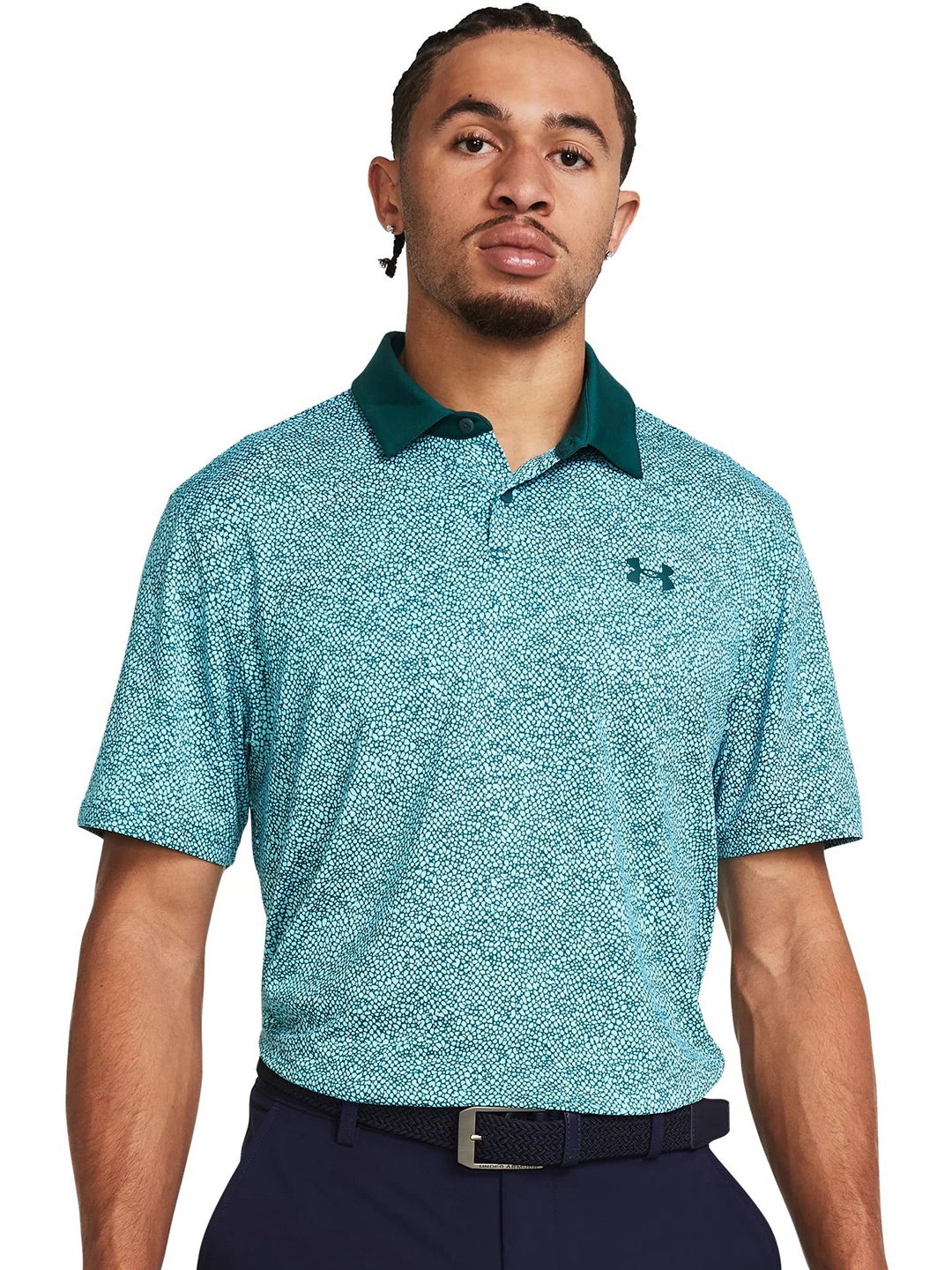 

UNDER ARMOUR Printed Relaxed-Fit T-Shirt, Blue