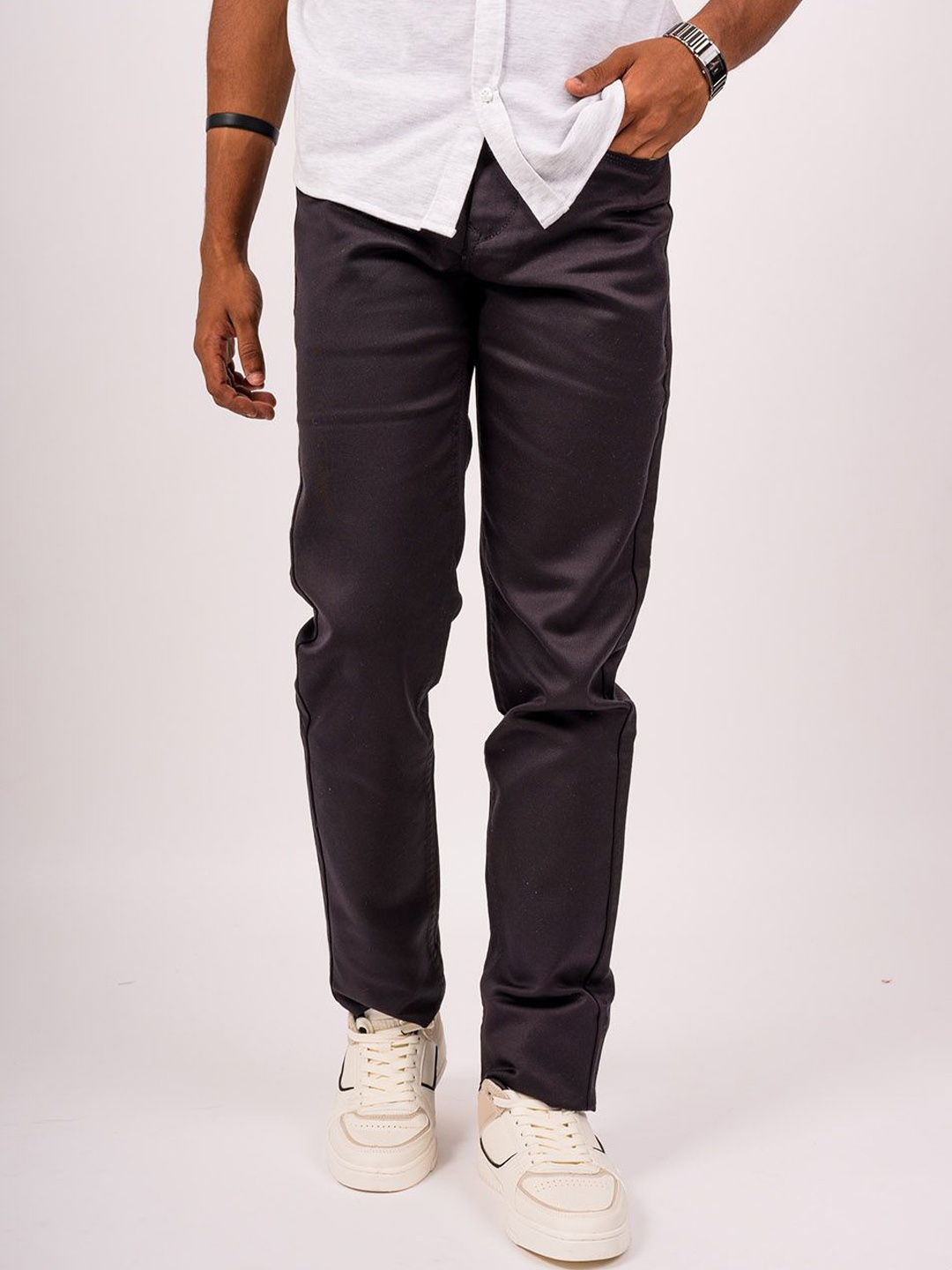 

Muffynn Men Classic Trousers, Black