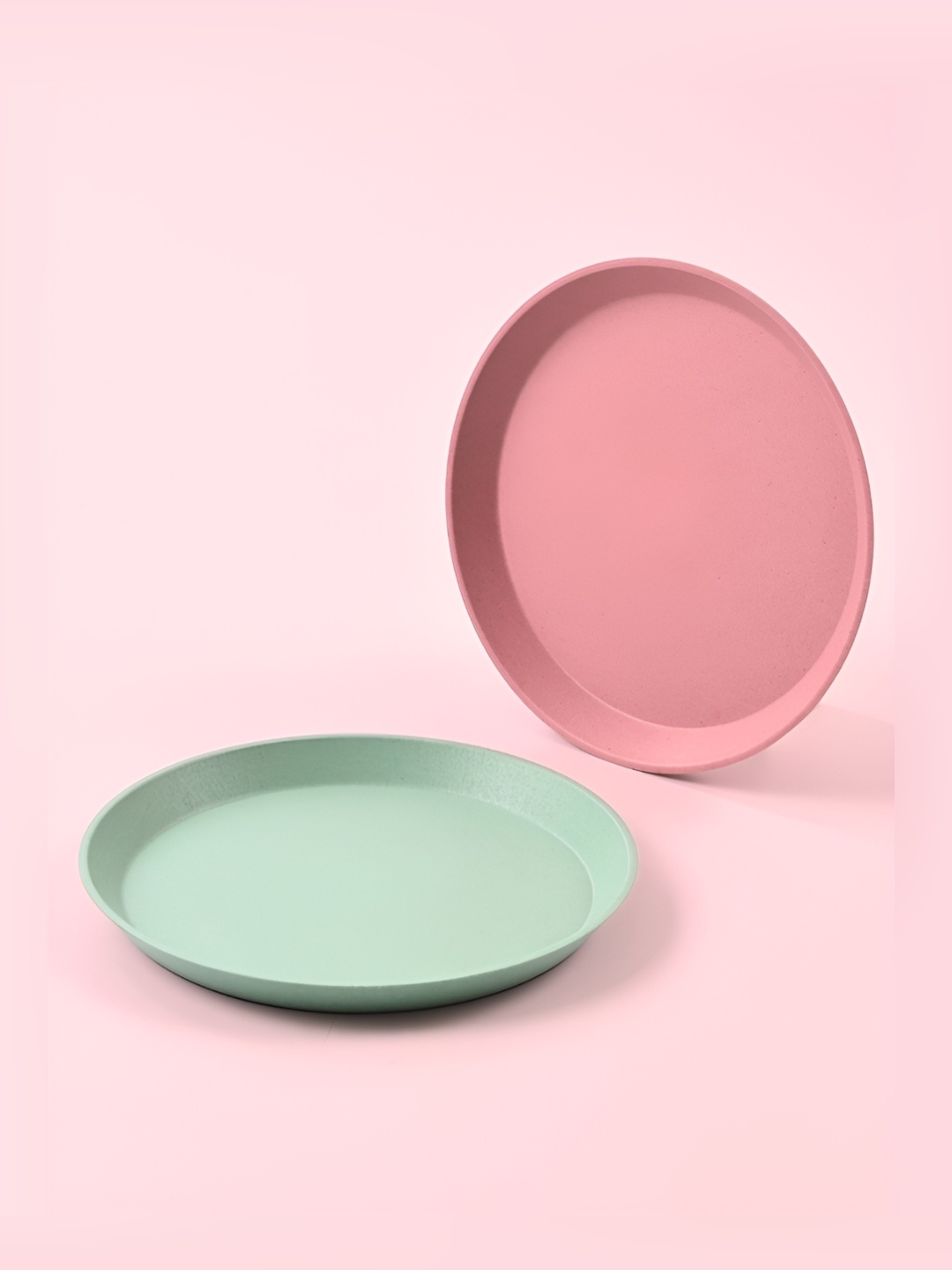 

eha Green 2 Pieces Dishwasher Safe Plates