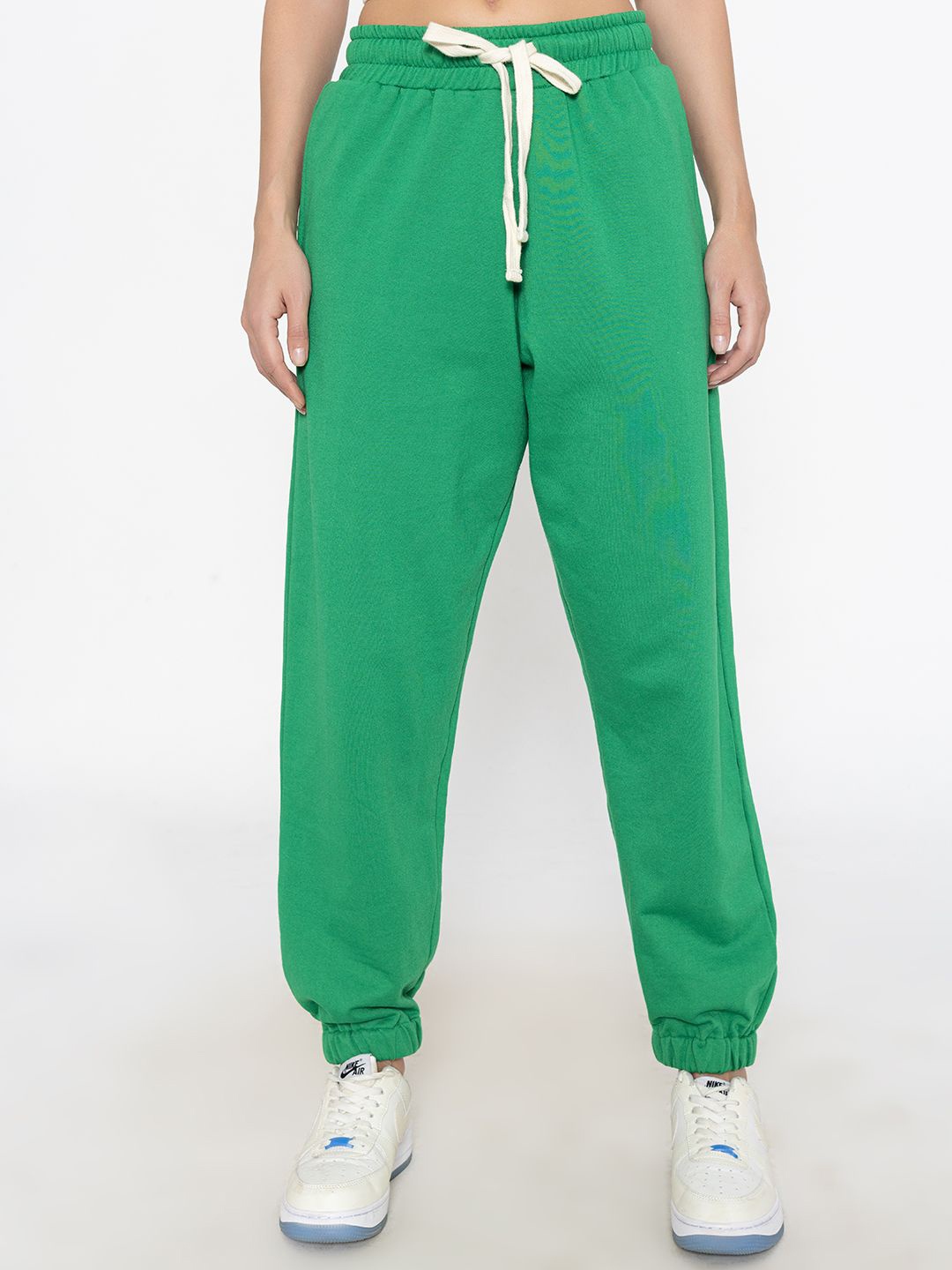 

Lounge Dreams Women Mid Rise Joggers, Green