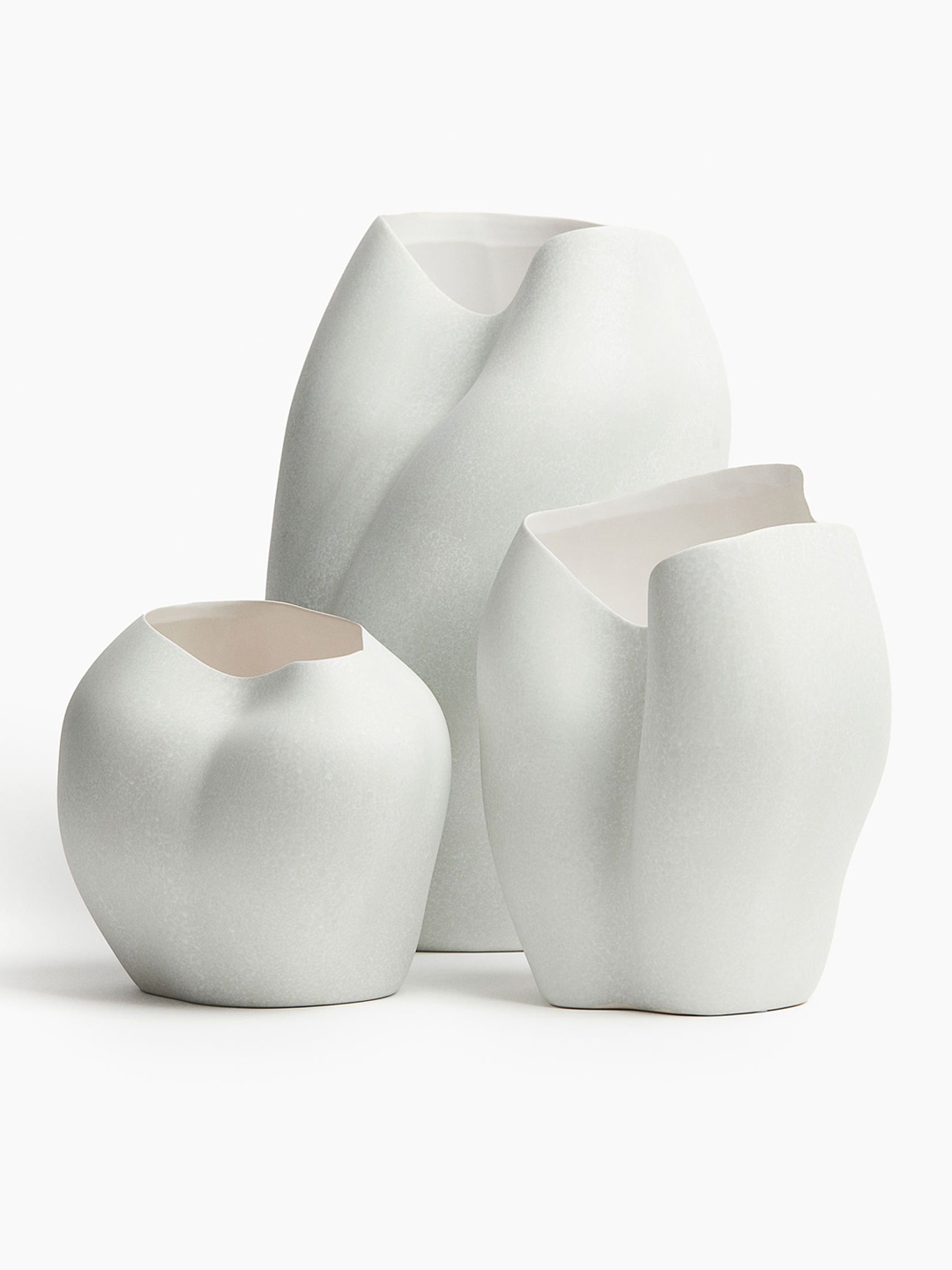 

H&M White Large Irregular Stoneware Vase