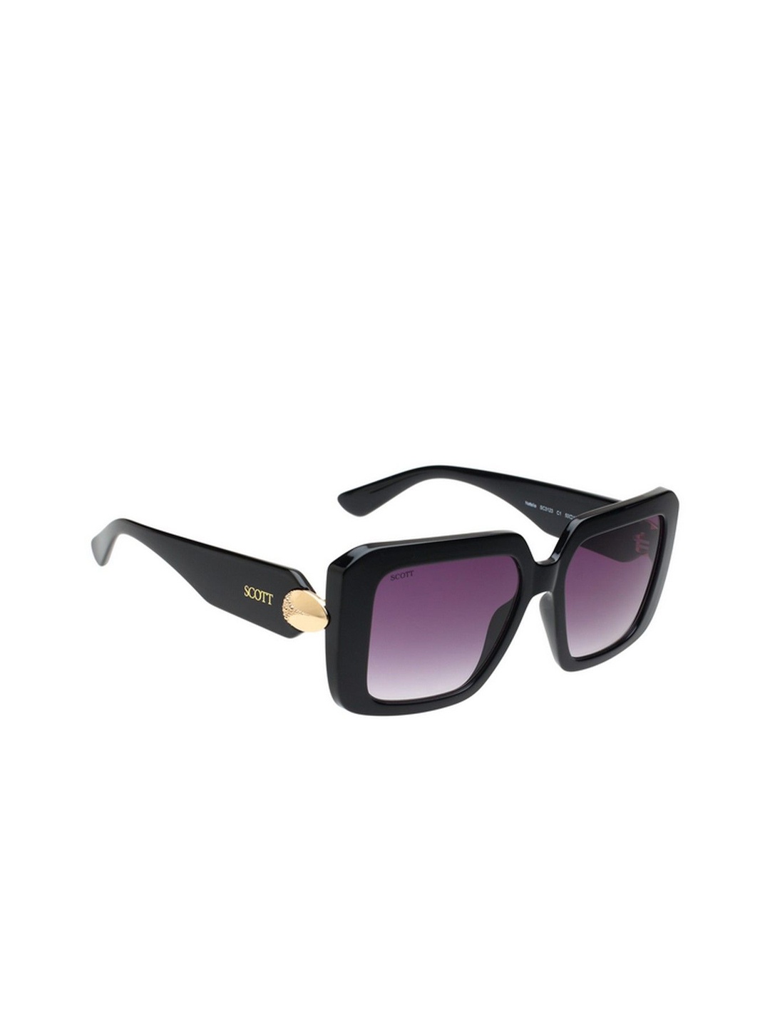 

SCOTT Women Square Sunglasses with UV Protected Lens, Purple