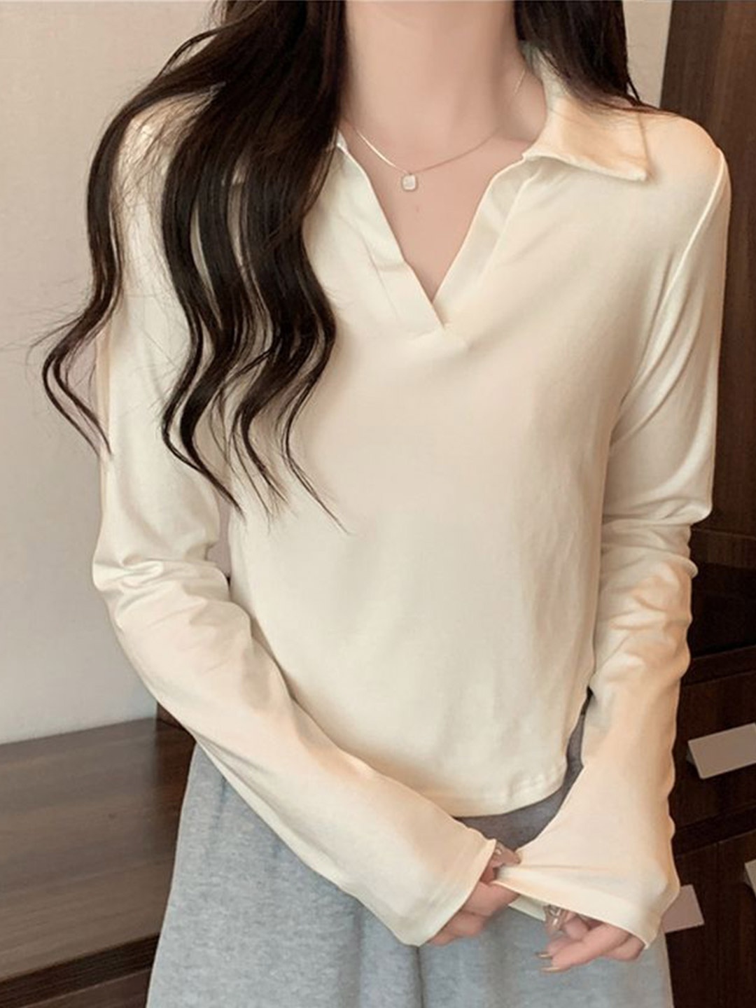 

LULU & SKY Blouson Top, Beige