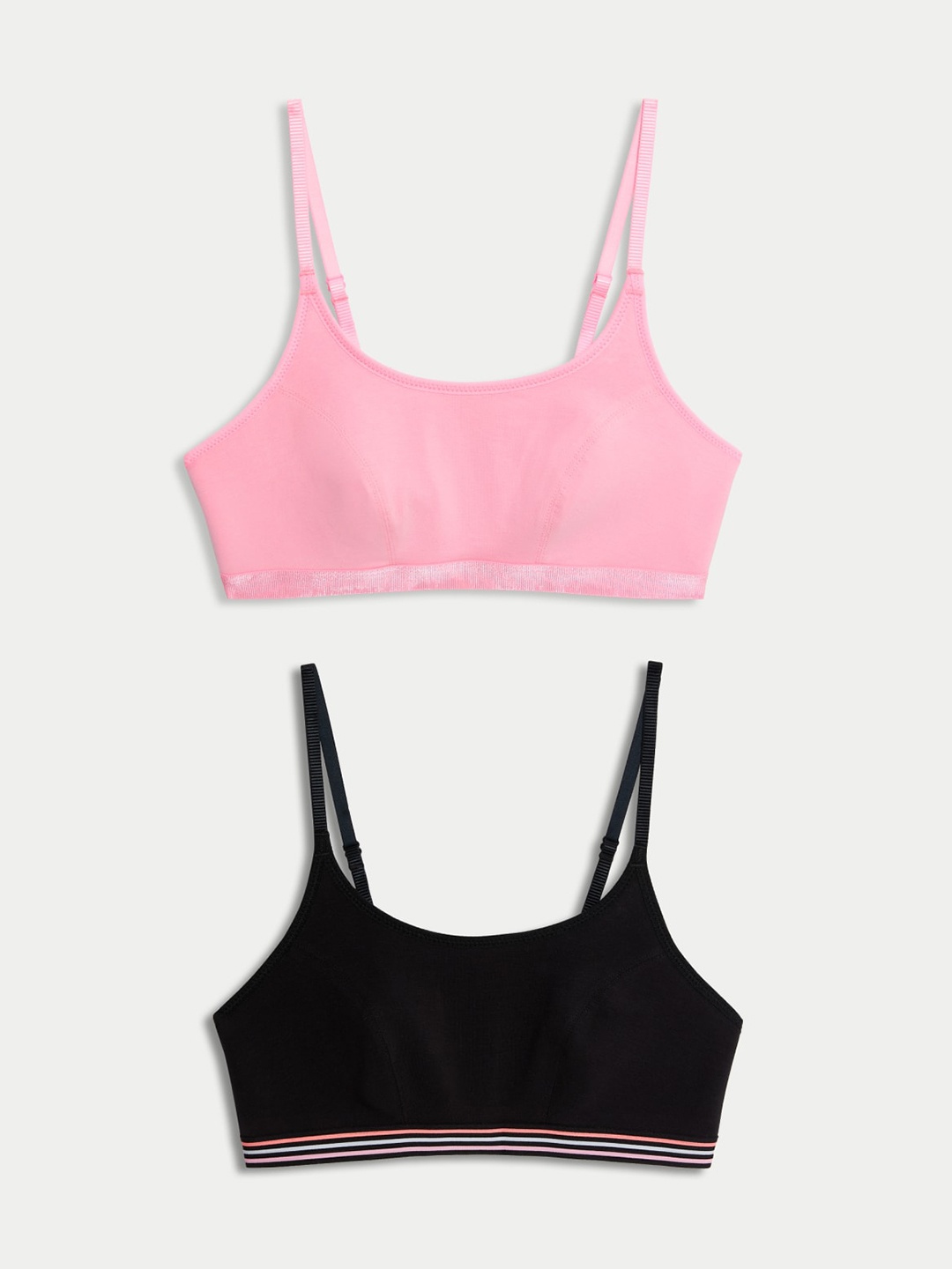 

Marks & Spencer Girls Crop Top Bralette, Black