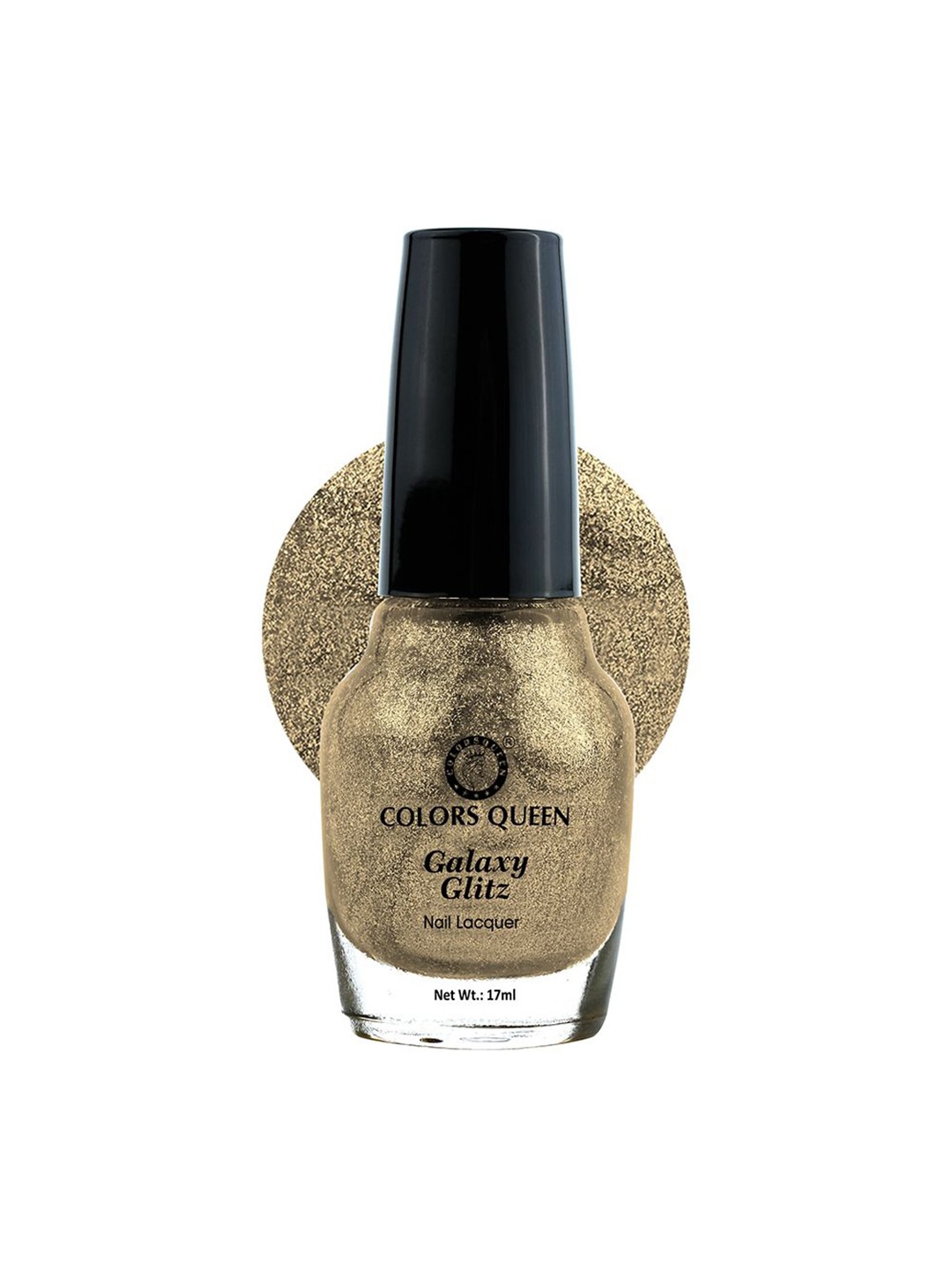 

Colors Queen Galaxy Glitz Nail Lacquer 17ml - Shiny Rose 22, Gold