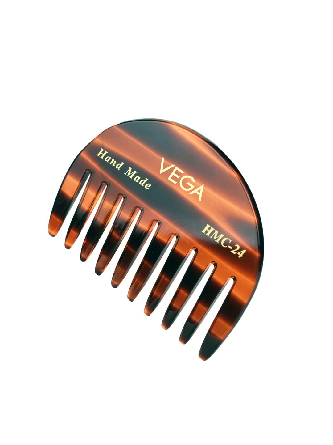 

VEGA Handmade Moon Shampoo Hair Comb - HMC-24, Brown