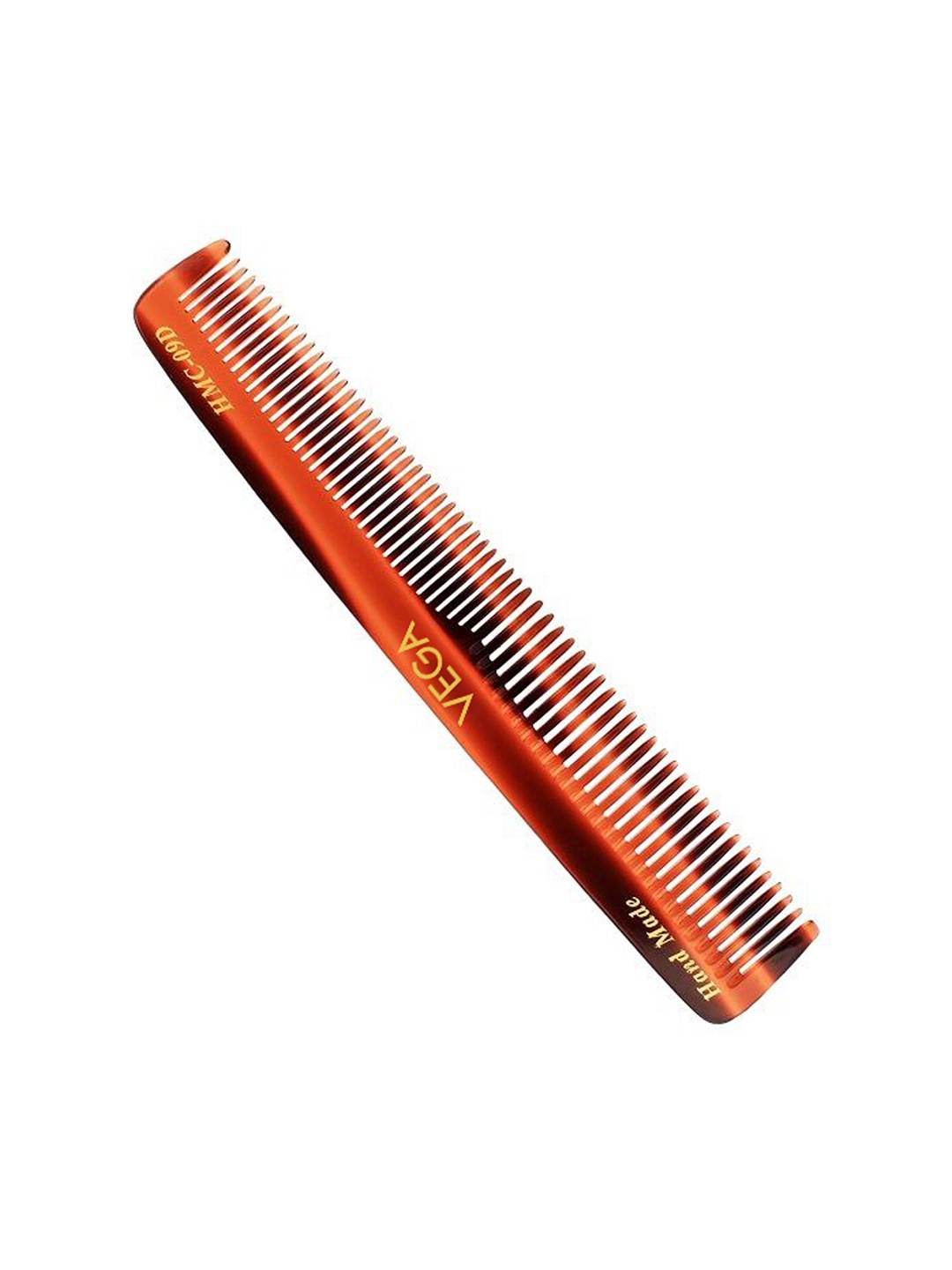 

VEGA HMC-09D Tortoise Shell Graduated Dressing Hair Comb - Brown