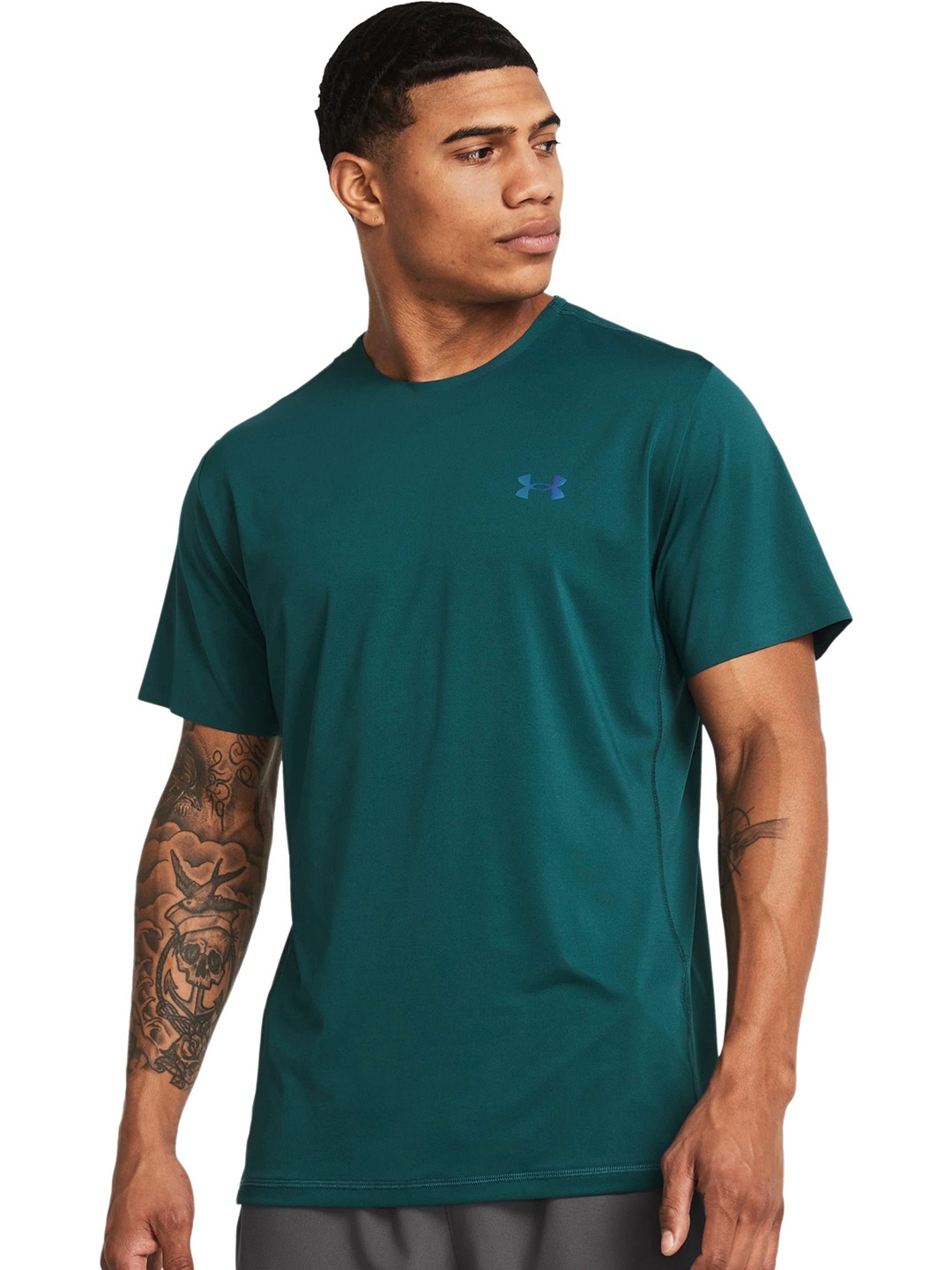

UNDER ARMOUR Vanish Elite Vent Short Sleeve Slim Fit T-Shirt, Blue