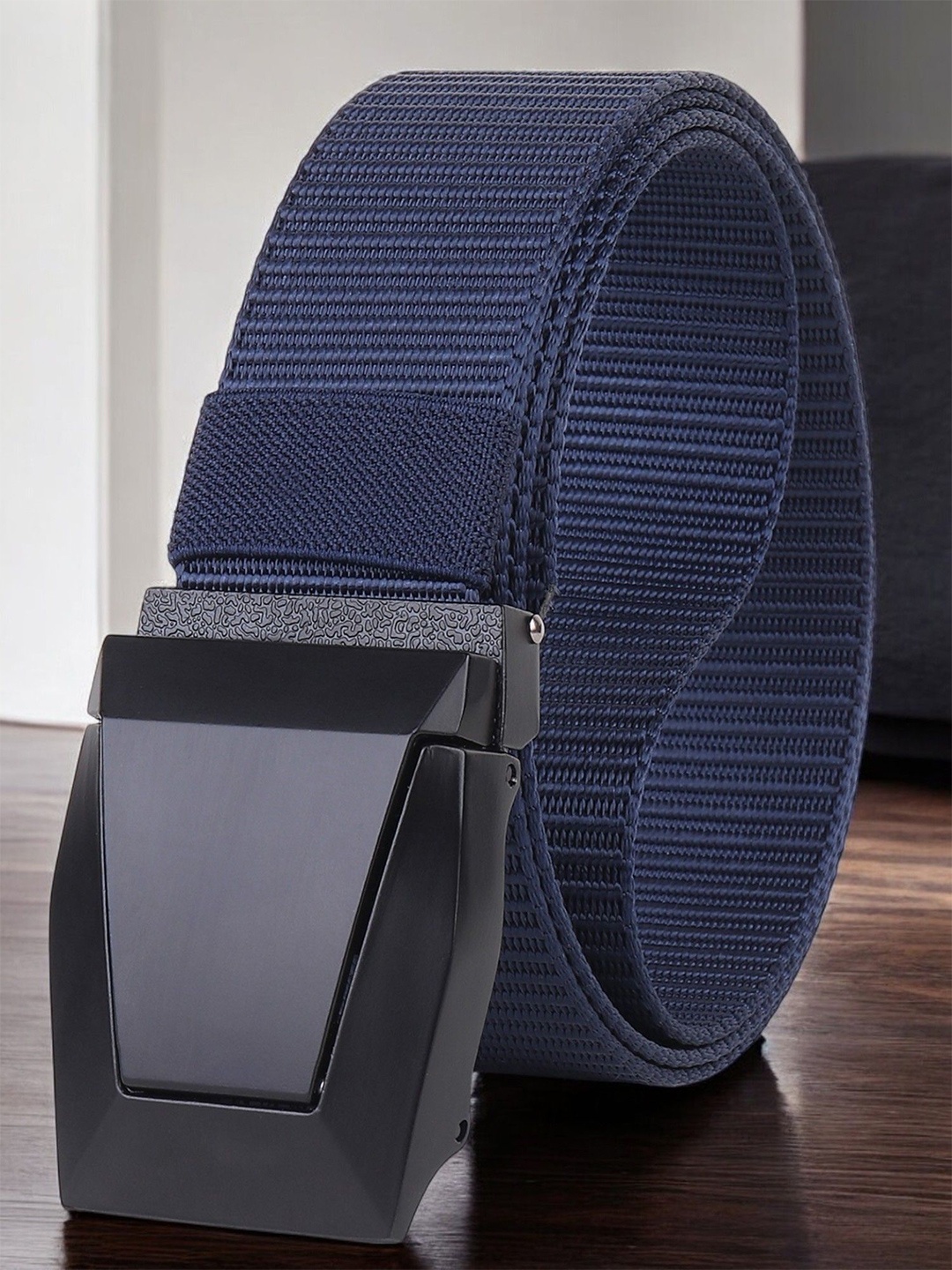 

glitchez Men Belt, Blue