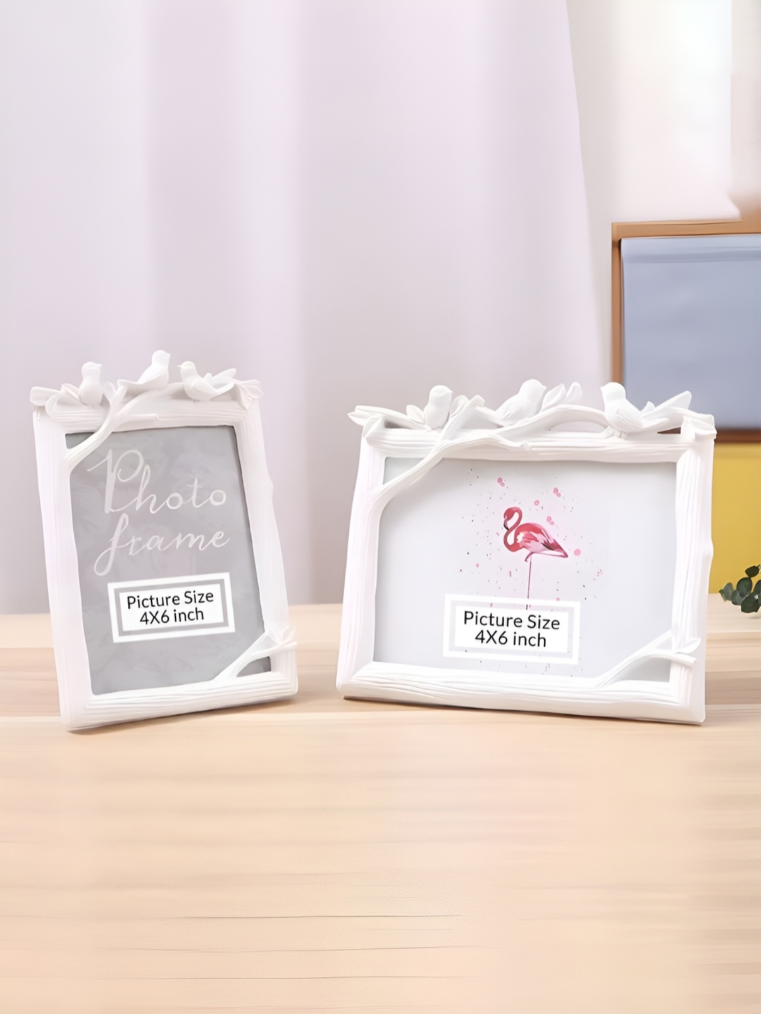 

Art Street White 2 Pieces Table Photo Frames