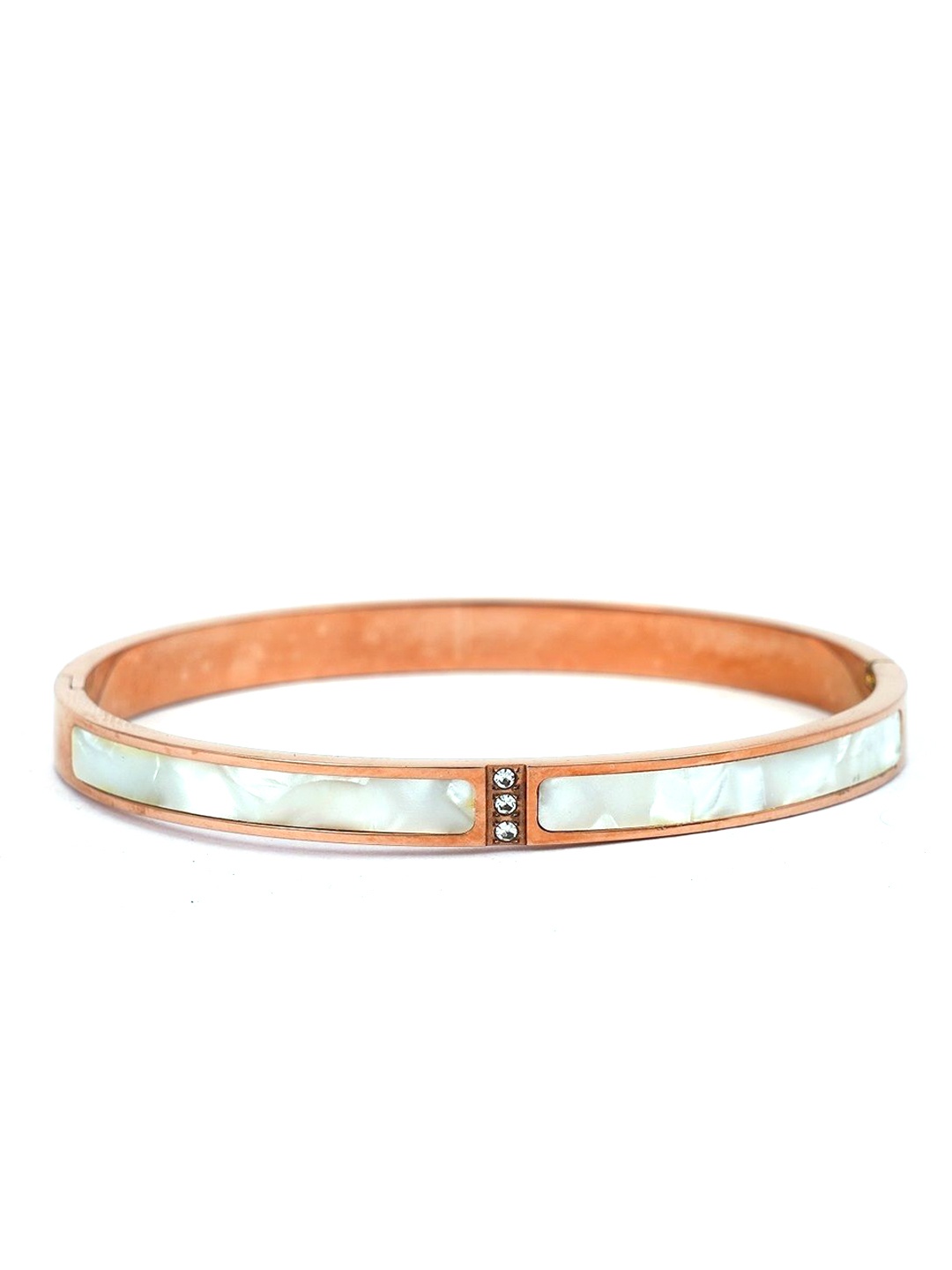 

V FASHION JEWELLERY Women Rose Gold-Plated Wraparound Bracelet