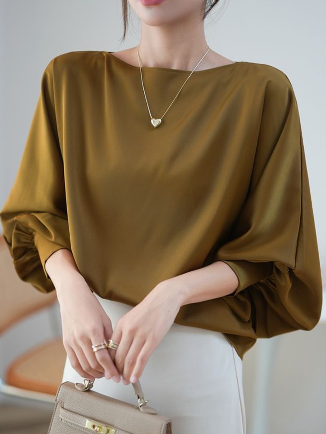 

LULU & SKY Top, Brown