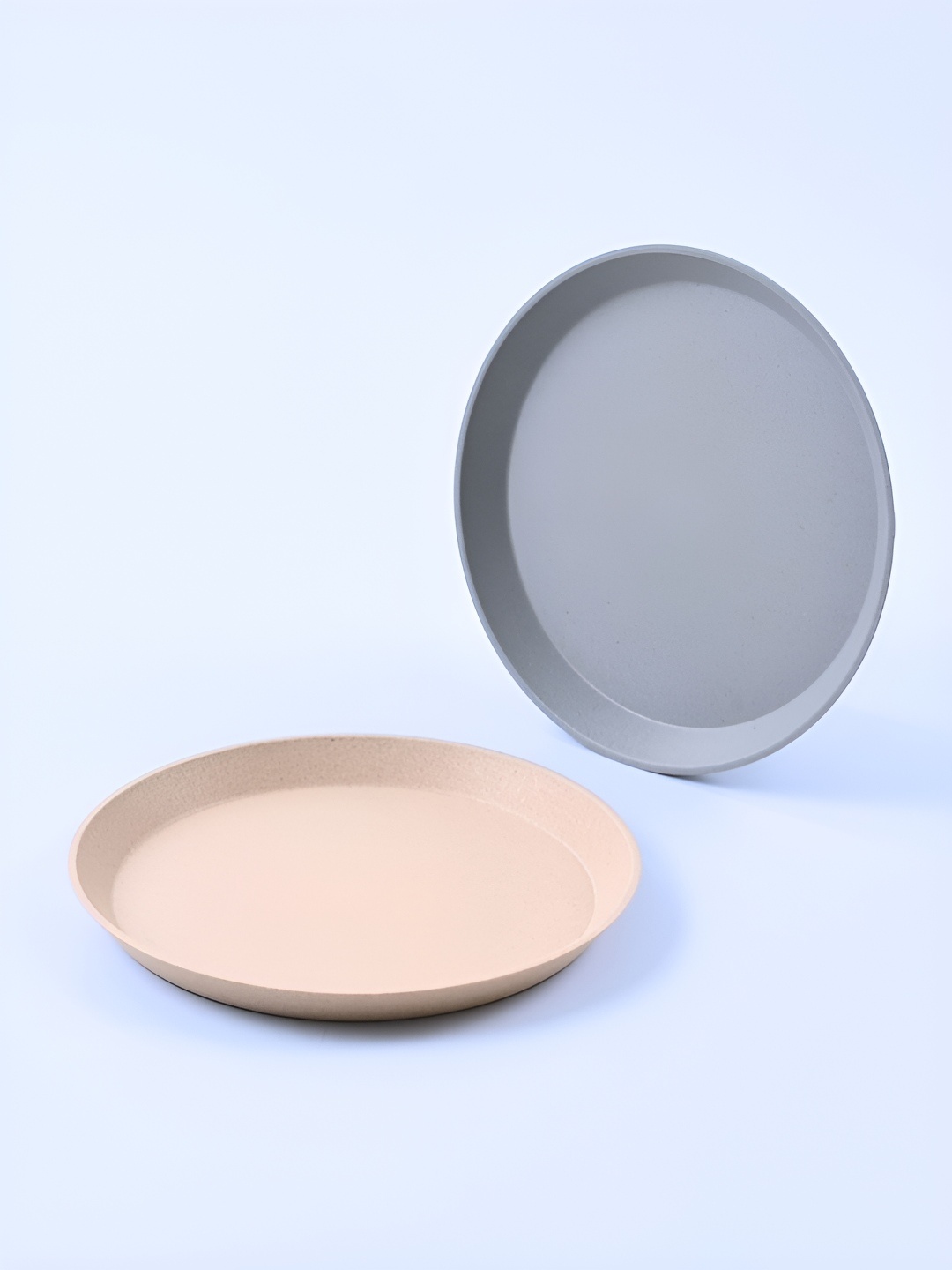 

eha Kids Violet & Cream Colored 2 Pieces Dishwasher Safe Plates
