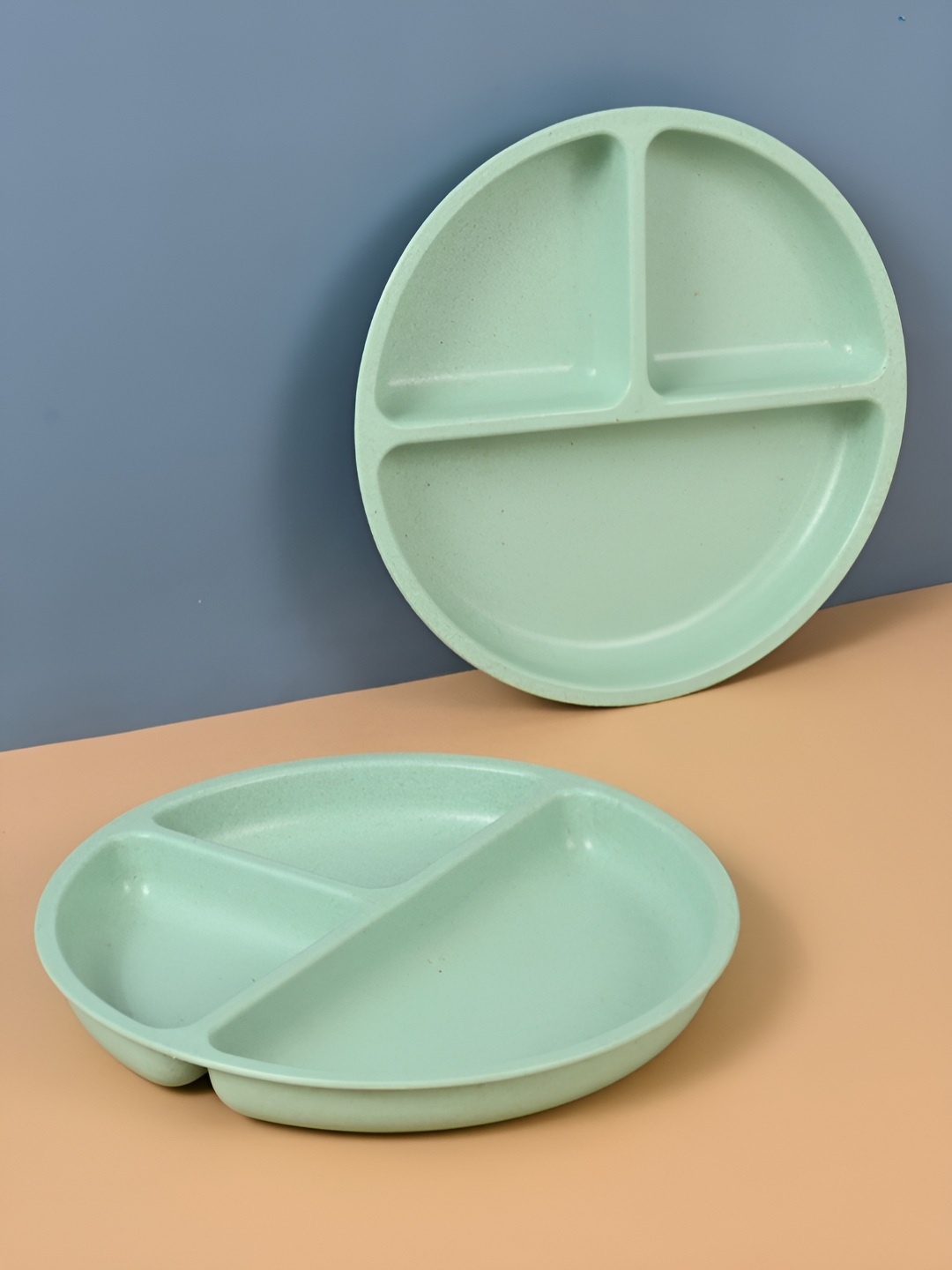 

eha Green 2 Pieces Dishwasher Safe Plates