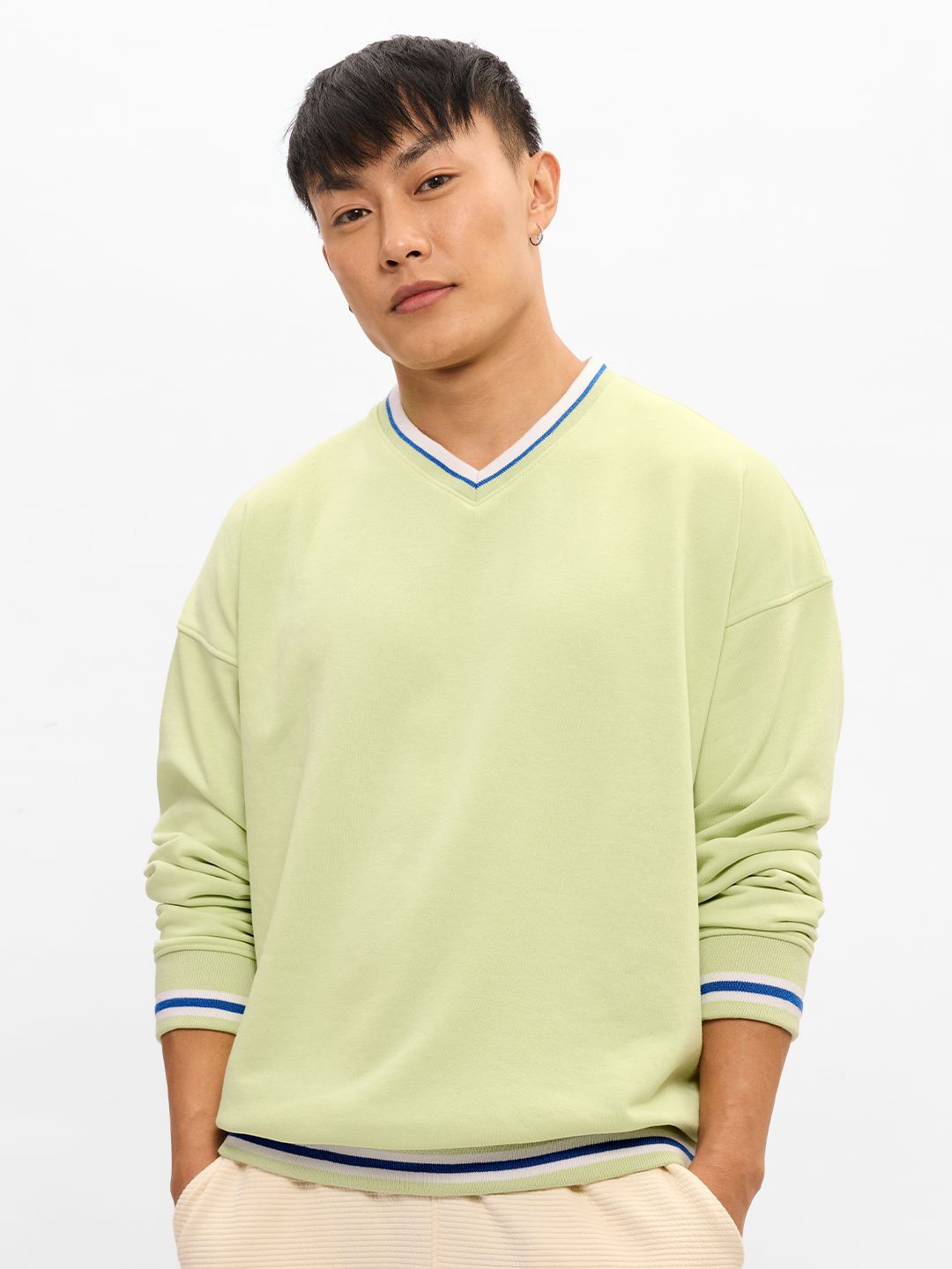 

The Souled Store Men Sweatshirt, Green