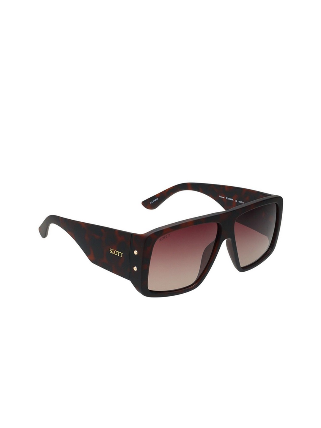 

SCOTT Men Other Sunglasses with UV Protected Lens, Brown