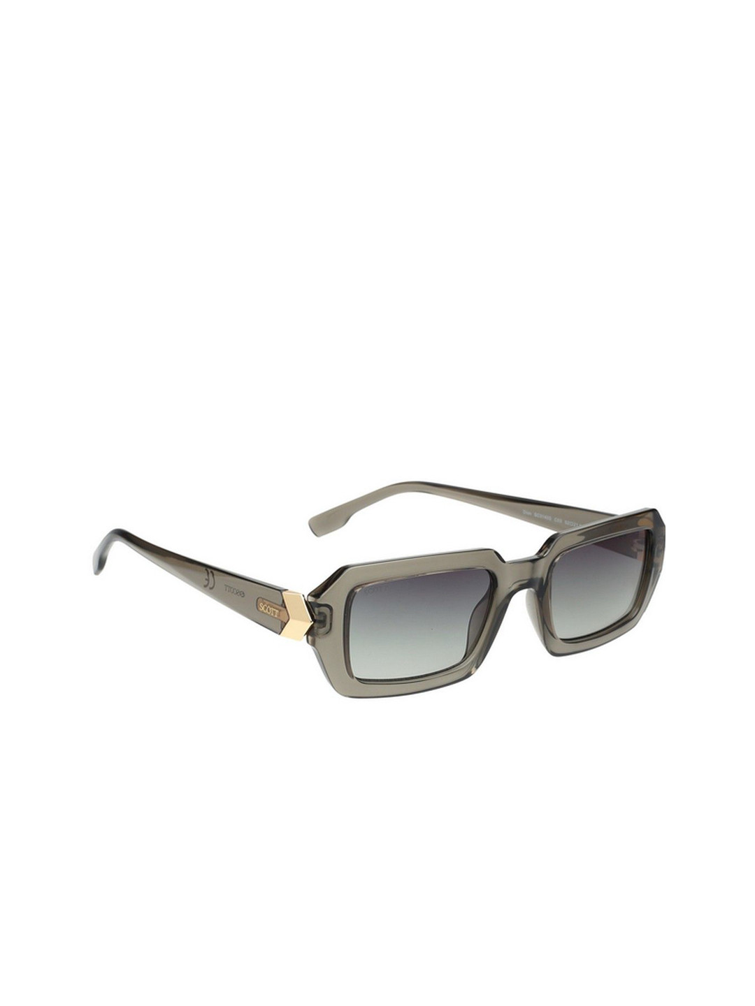 

SCOTT Women Rectangle Sunglasses with UV Protected Lens, Grey