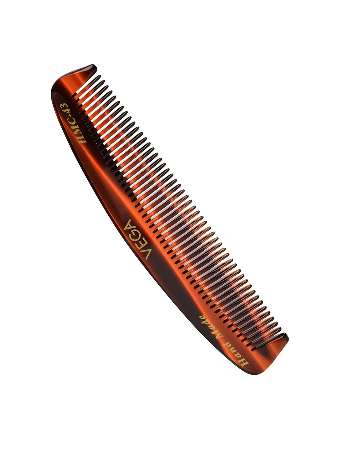 

VEGA Handmade Pocket Hair Comb - HMC-43, Brown