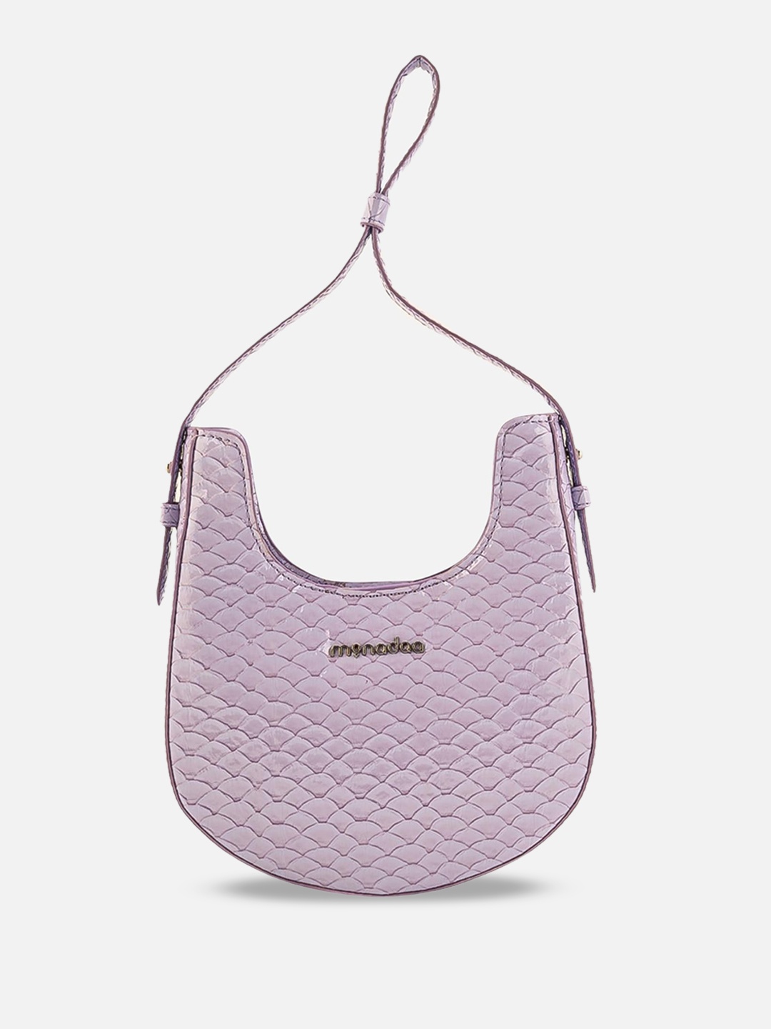 

Monadaa Half Moon Sling Bag with Quilted, Lavender