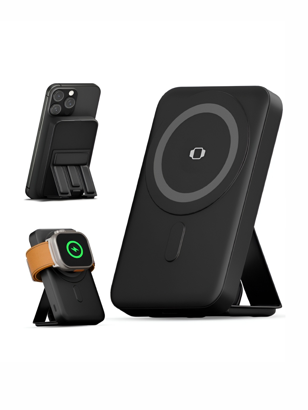 

OKNO Wireless Fast Charging Power Bank, Black