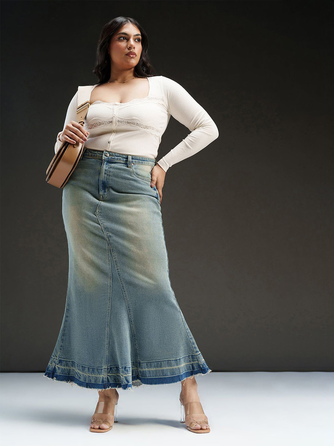 

FREAKINS Pure Cotton Mermaid Skirt, Blue