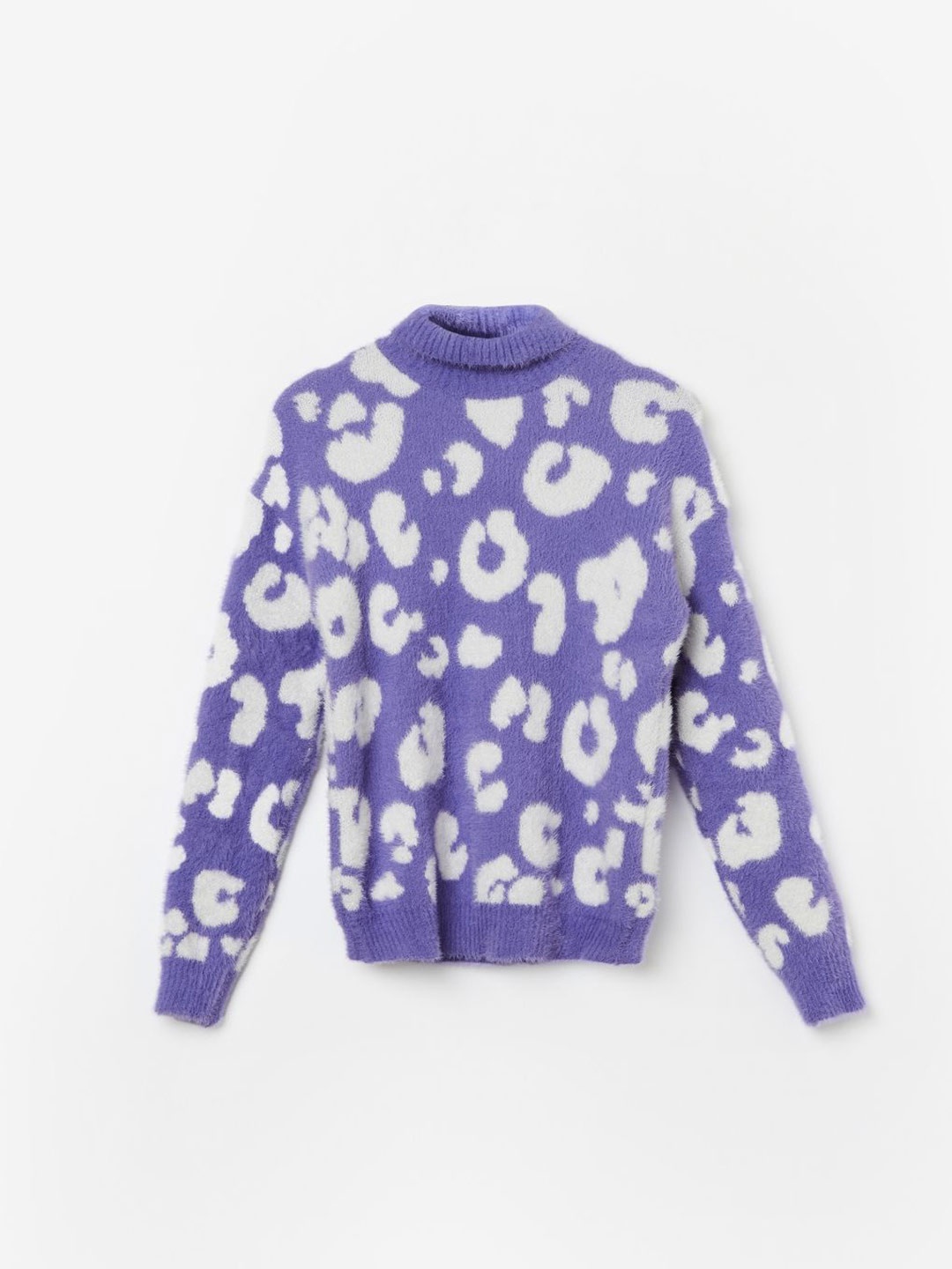 

Fame Forever by Lifestyle Girls Floral Printed Pullover, Purple