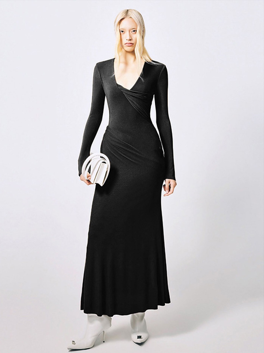 

LULU & SKY Maxi Dress, Black