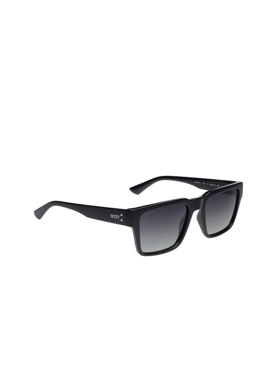 

SCOTT Men Square Sunglasses with UV Protected Lens, Black