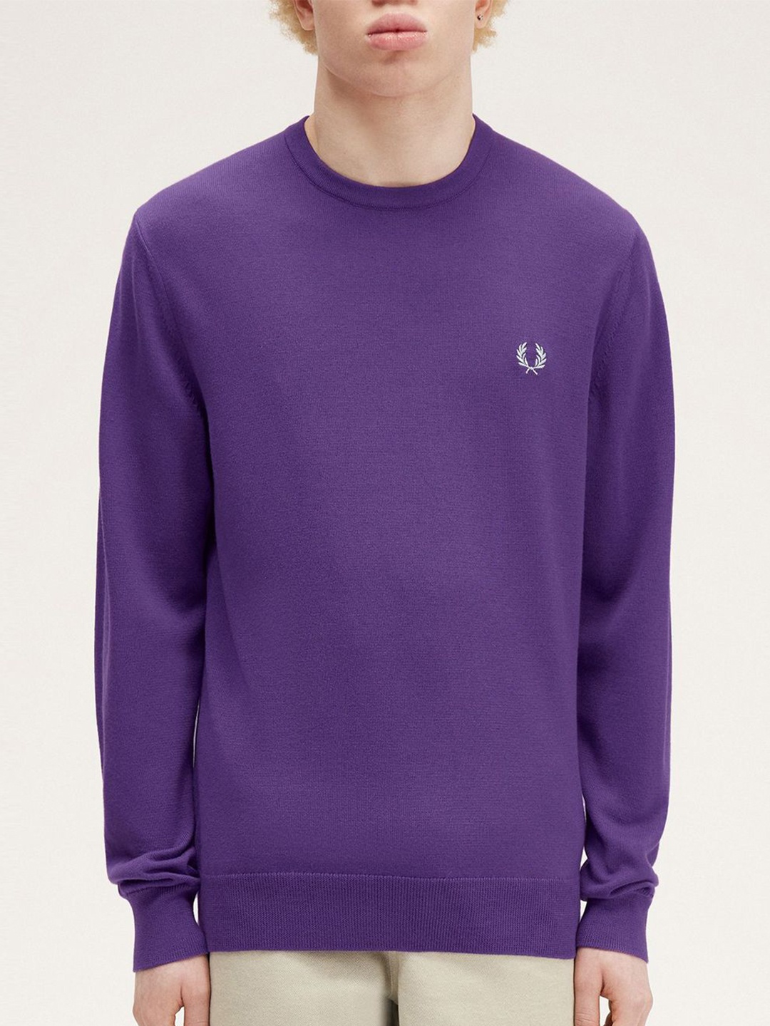 

Fred Perry Men Floral Pullover, Purple