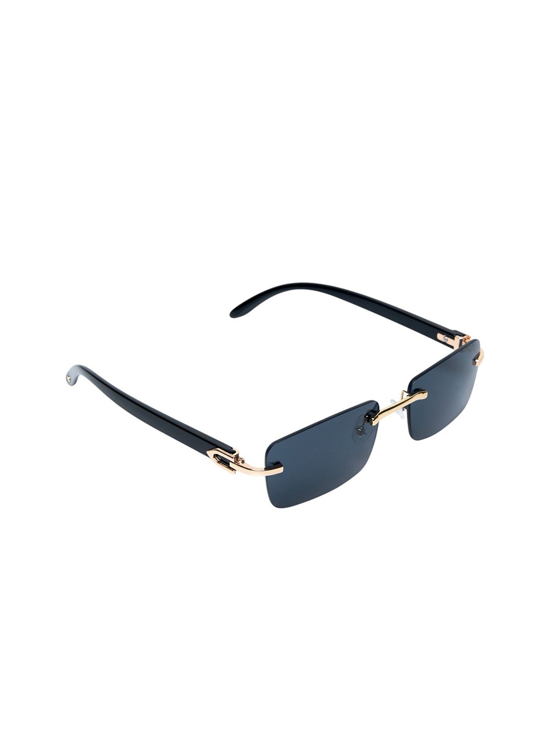 

CHOKORE Unisex Rectangle Sunglasses with Polarised and UV Protected Lens, Black