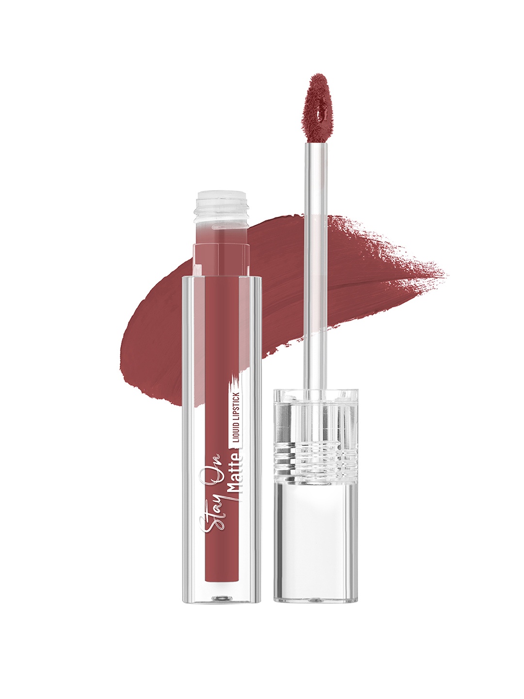 

SWISS BEAUTY Stay On Matte Liquid Lipstick 2g - Earthy Brown