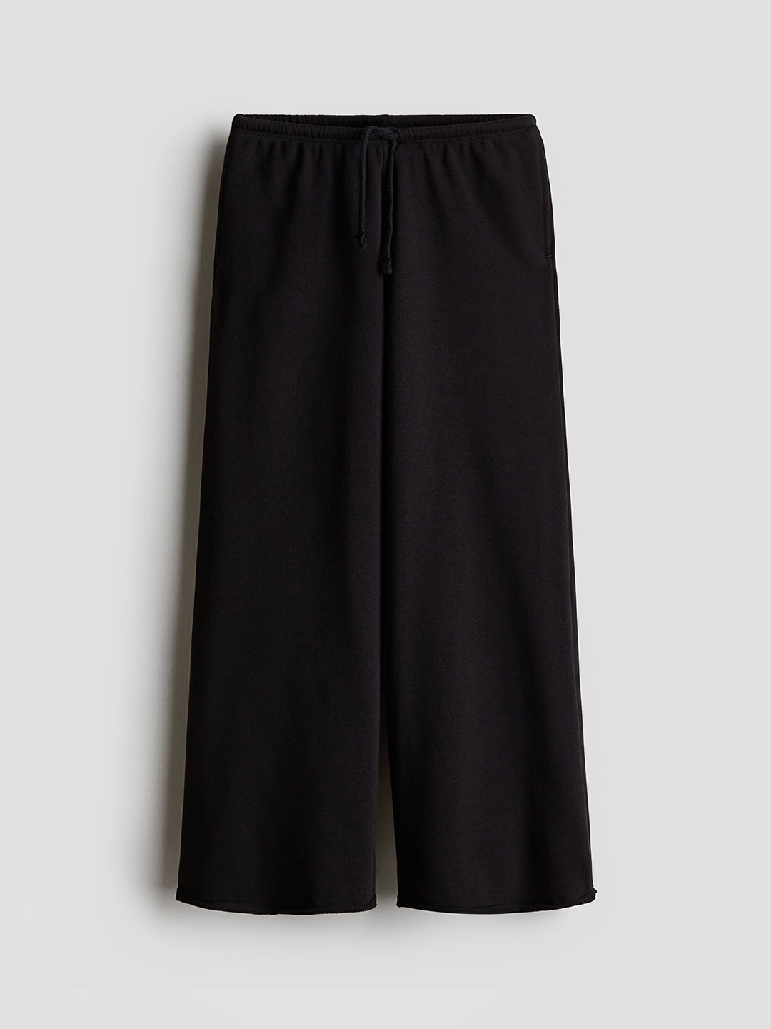

H&M Girls Wide-Leg Joggers, Black