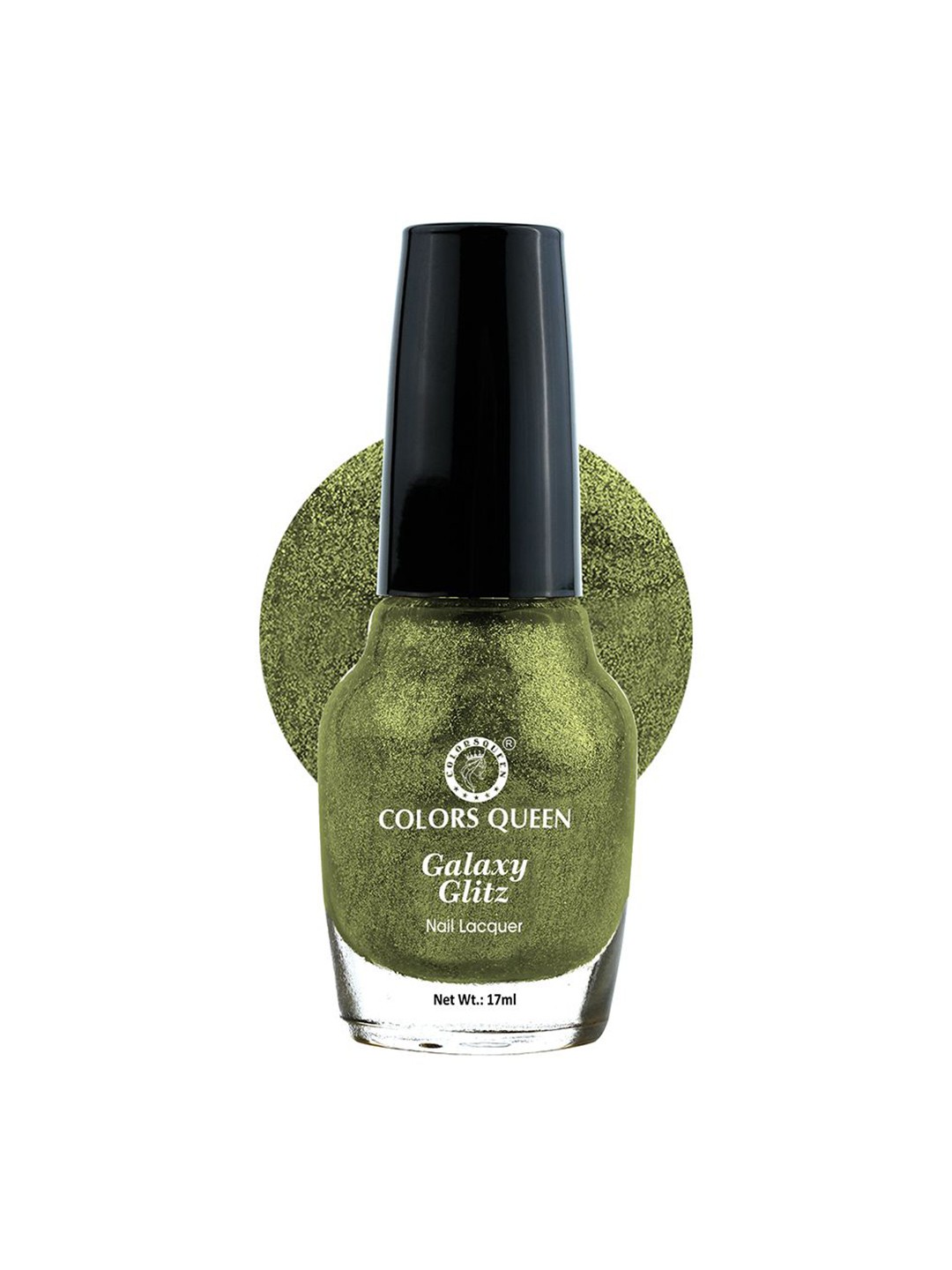 

Colors Queen Galaxy Glitz Nail Lacquer 17ml - Saturn Ring - 34, Green