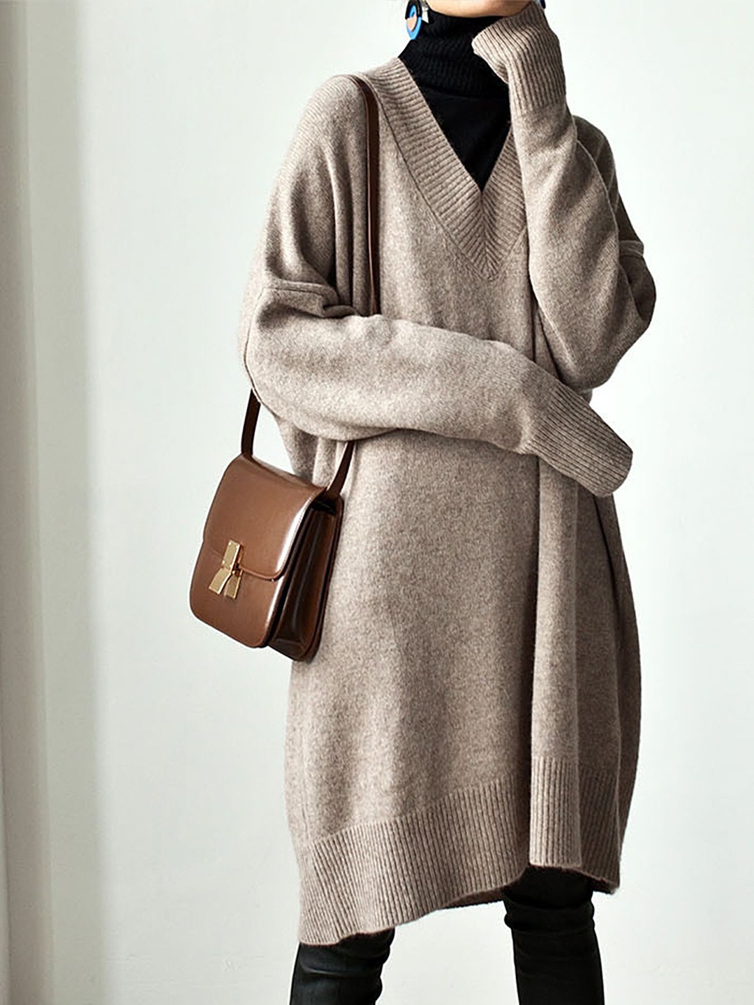 

LULU & SKY Dress, Camel brown