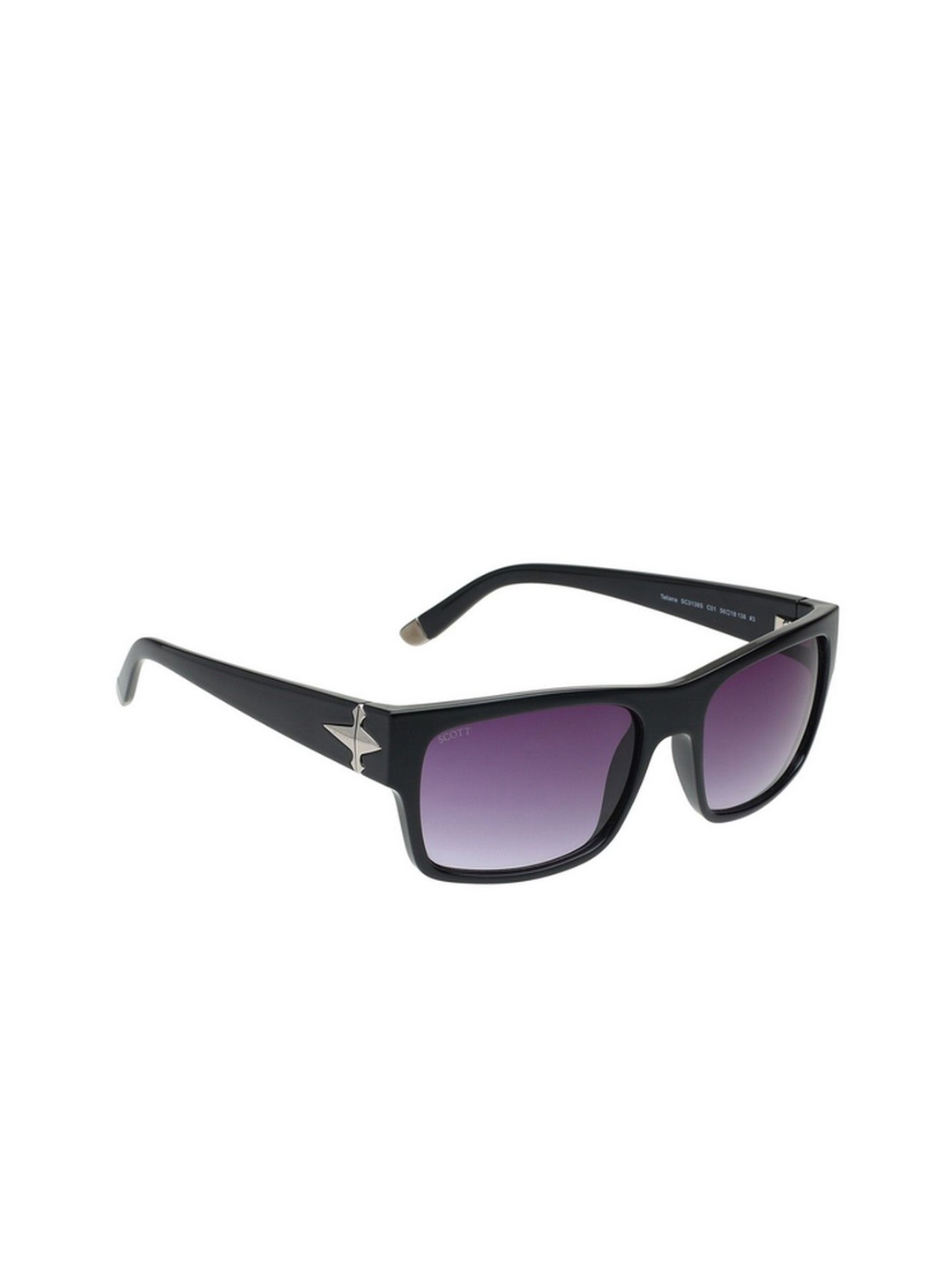 

SCOTT Men Rectangle Sunglasses with UV Protected Lens, Blue