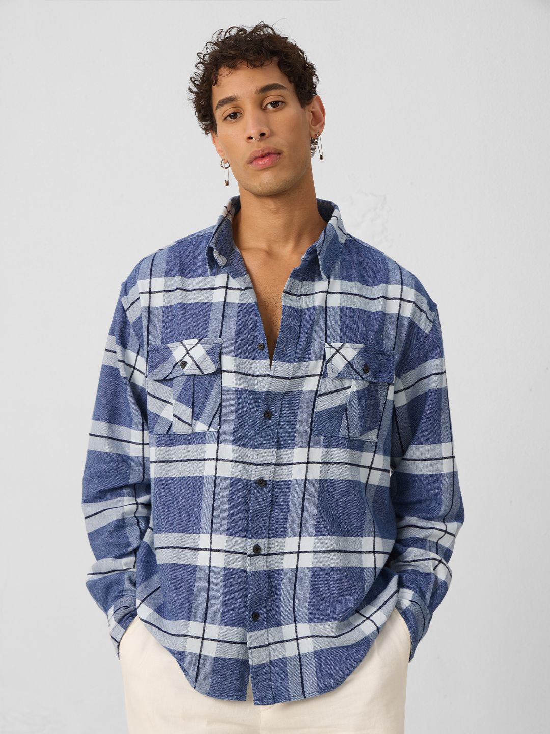 

The Souled Store Men Tartan Checks Opaque Checked Casual Shirt, Multi