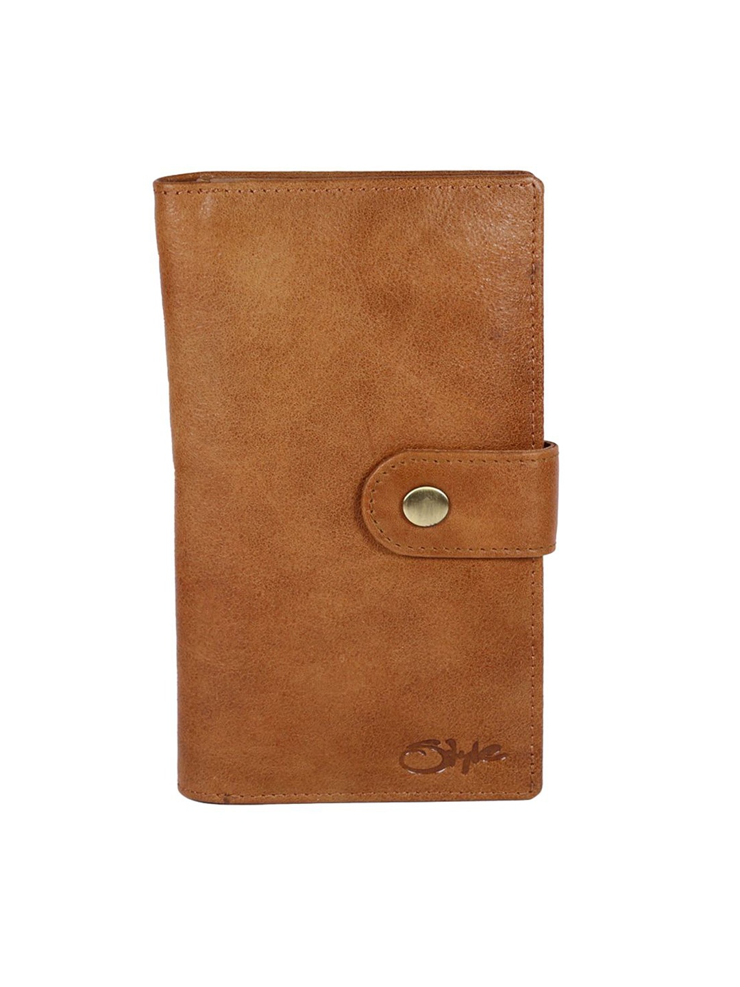 

Style Shoes Unisex Leather Card Holder, Tan