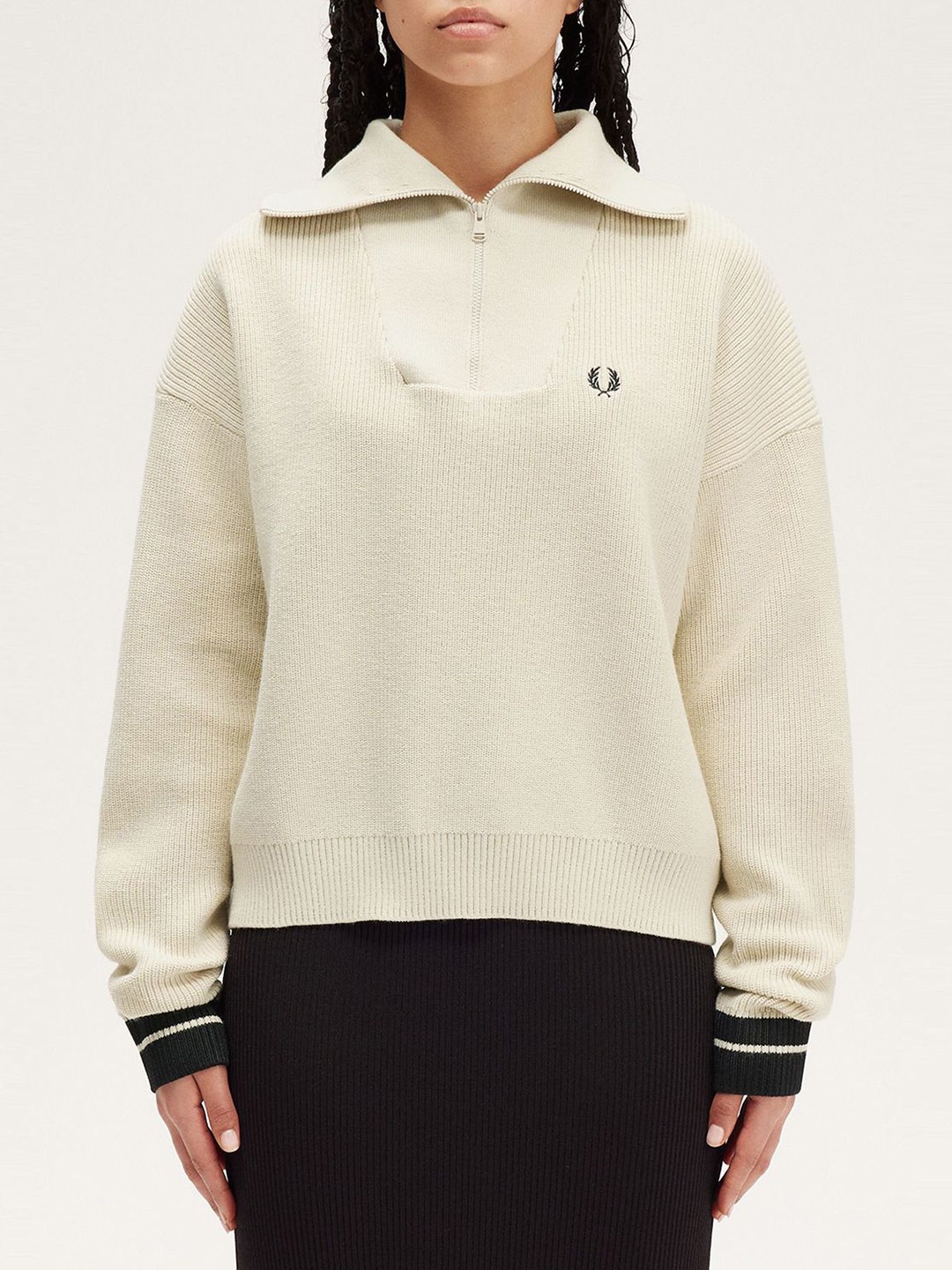 

Fred Perry Women Woollen Fashion, Cream