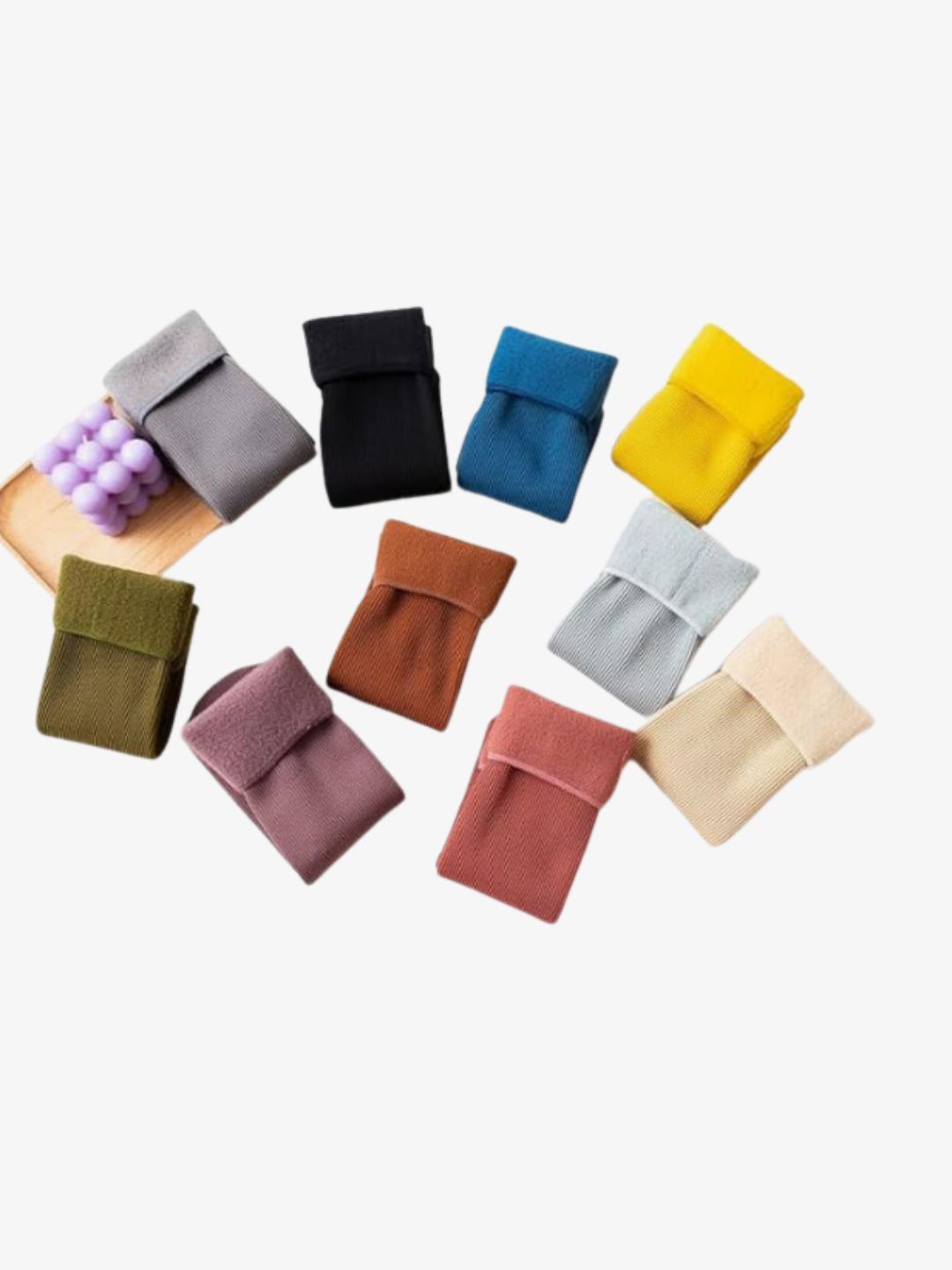 

SECRETS BY ZEROKAATA Pack Of 8 Assorted Winter Above-Ankle Length Thumb Socks