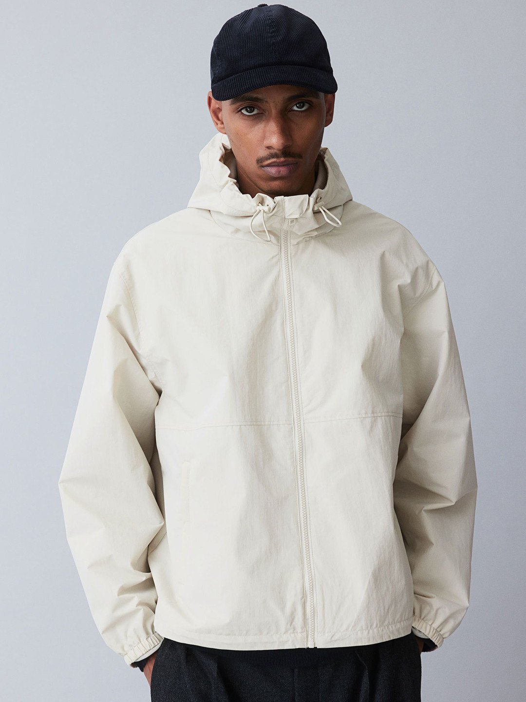 

H&M Regular Fit Windbreaker, Beige