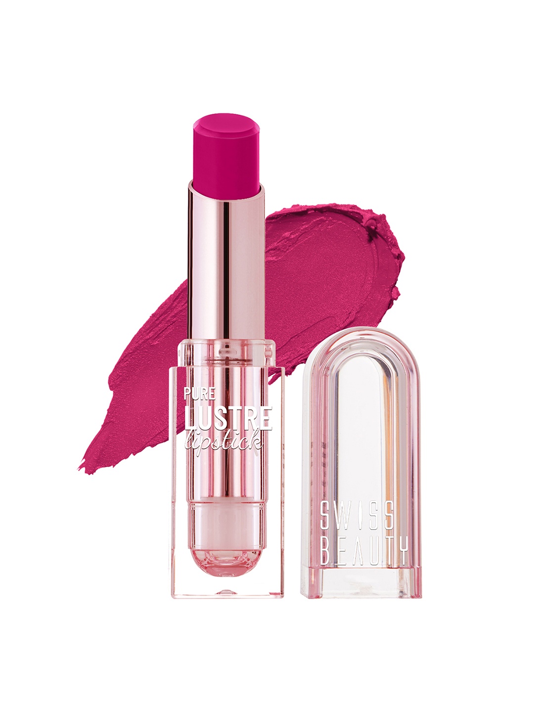 

SWISS BEAUTY Pure Lustre Lipstick with Vitamin E - Cheeky Pink 9