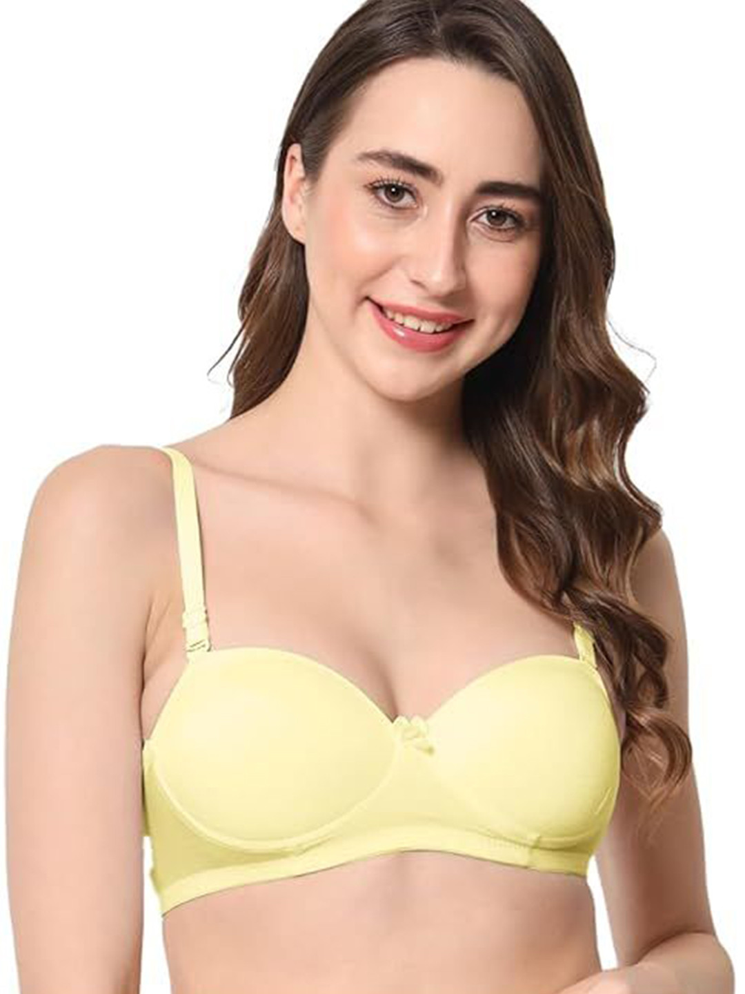 

BEWILD Bra Medium Coverage Lightly Padded, Yellow