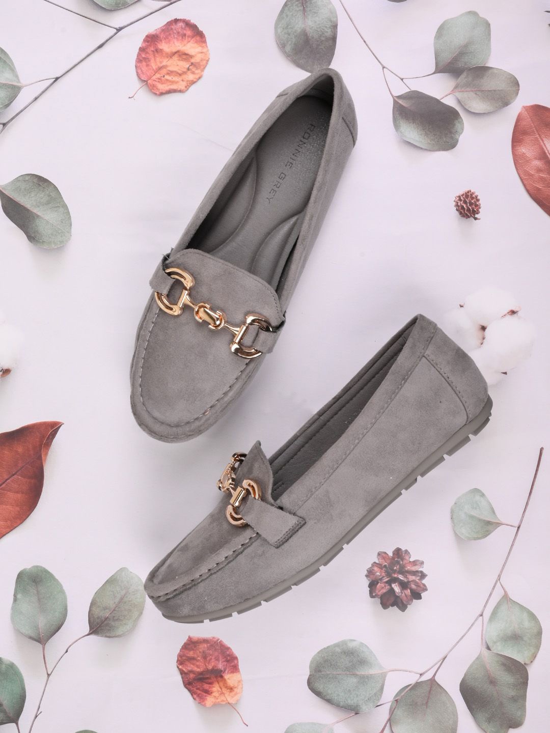 

Ronnie Grey Women PU Loafers