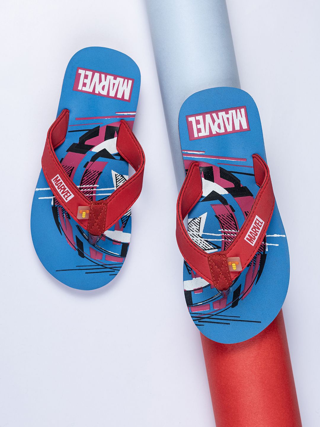 

toothless Boys Printed Thong Flip-Flops, Blue