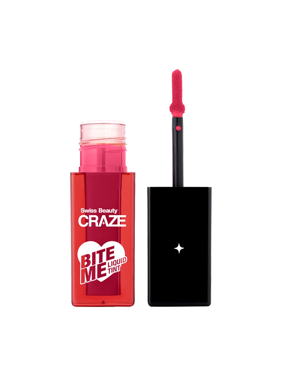 

SWISS BEAUTY Craze Bite Me Liquid Lip Tint 4ml - Baddie Berry, Pink