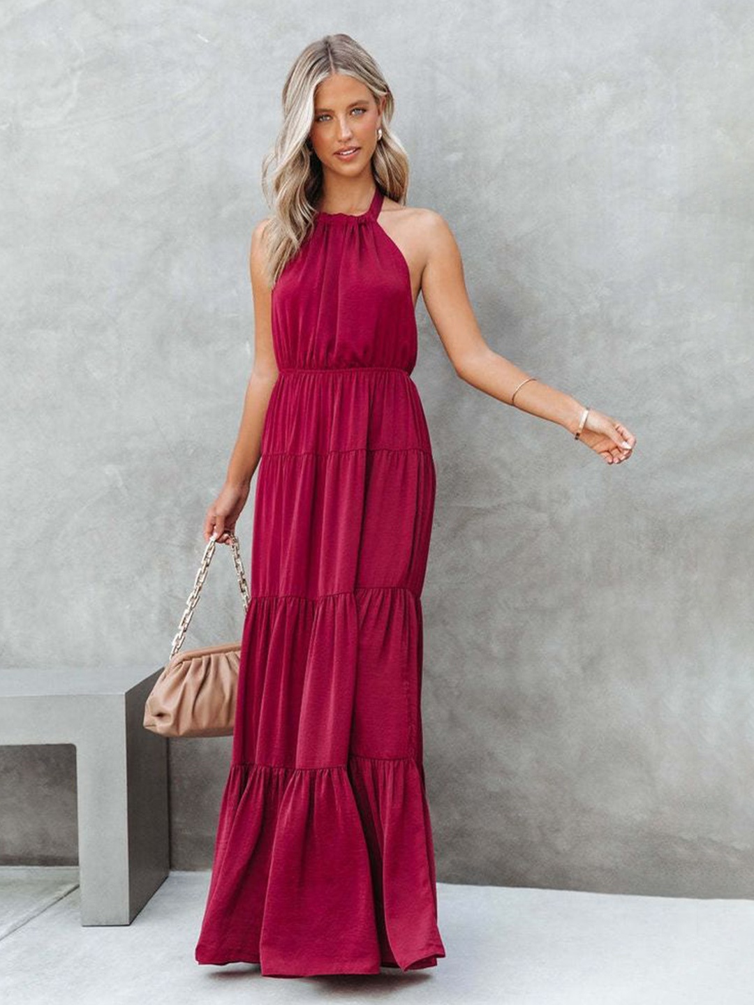 

LULU & SKY Maxi Dress, Red