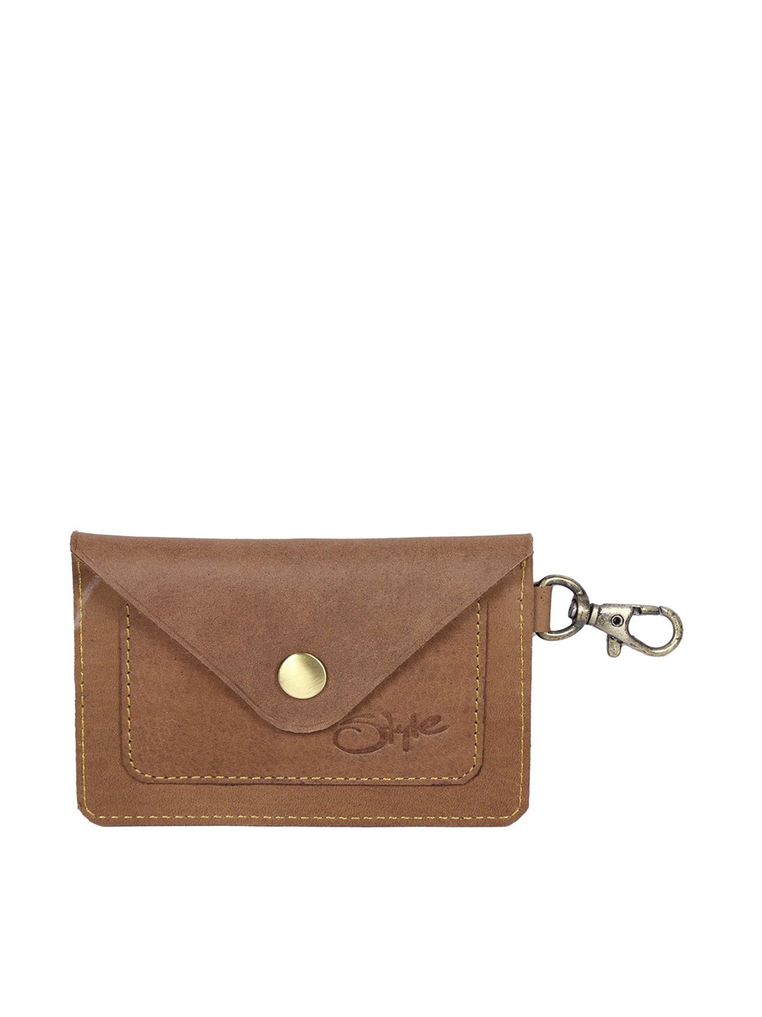 

Style Shoes Unisex Leather Card Holder, Tan