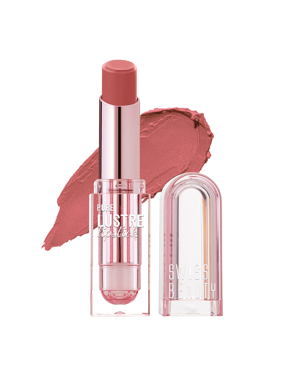 

SWISS BEAUTY Pure Lustre Lipstick with Vitamin E - Its Bare 4, Nude